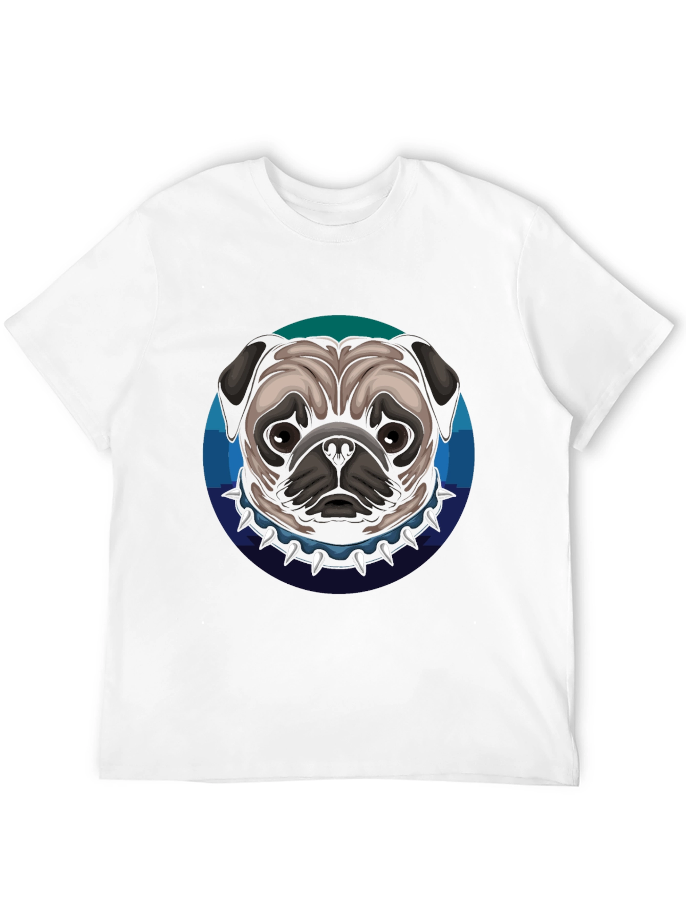 Cool Pug Dog Graphic T-Shirt