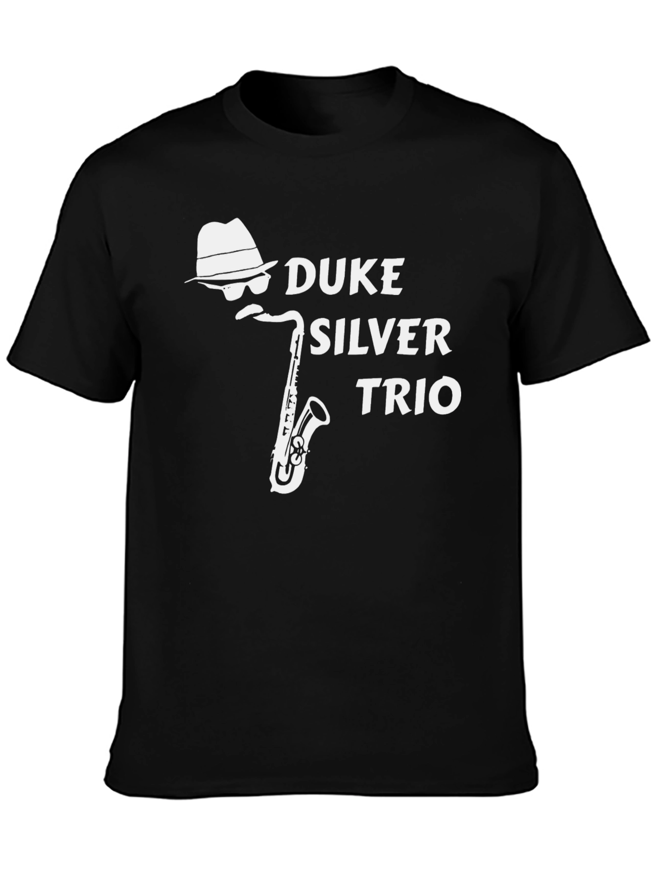 Duke Silver Trio T-Shirt - Black Jazz Music Tee