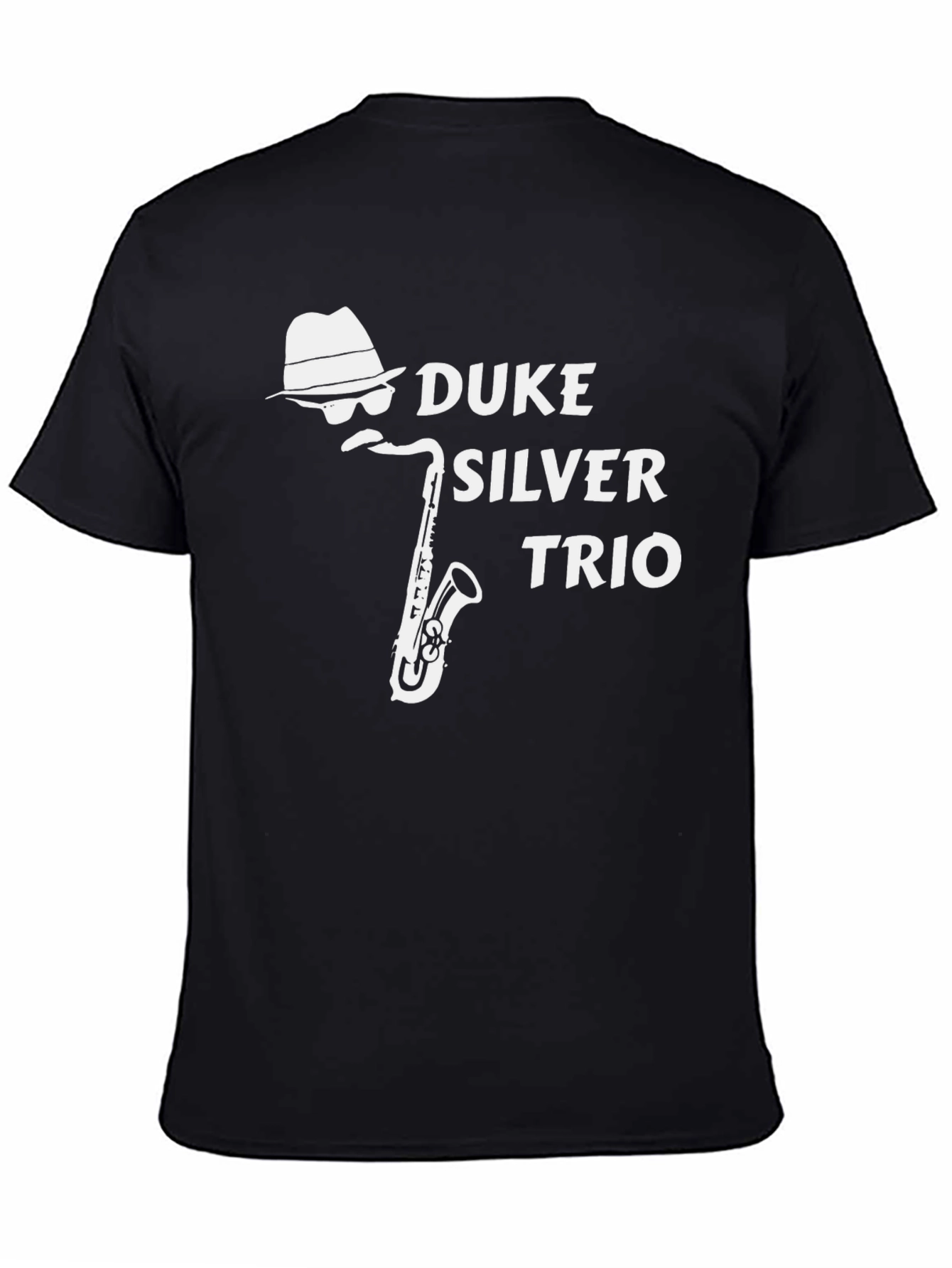 Duke Silver Trio T-Shirt - Black Jazz Music Tee