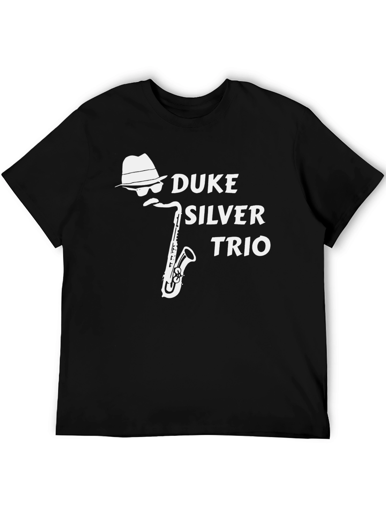 Duke Silver Trio T-Shirt - Black Jazz Music Tee