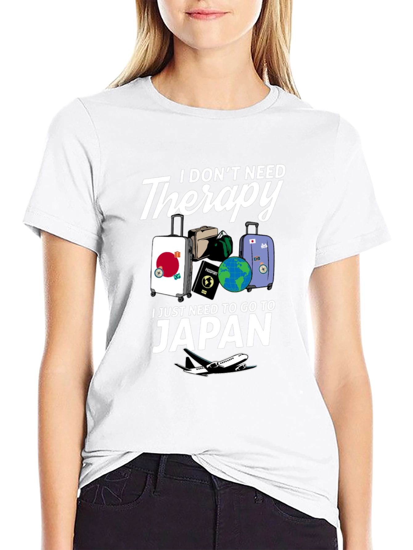 Japan Travel T-Shirt - No Therapy Needed