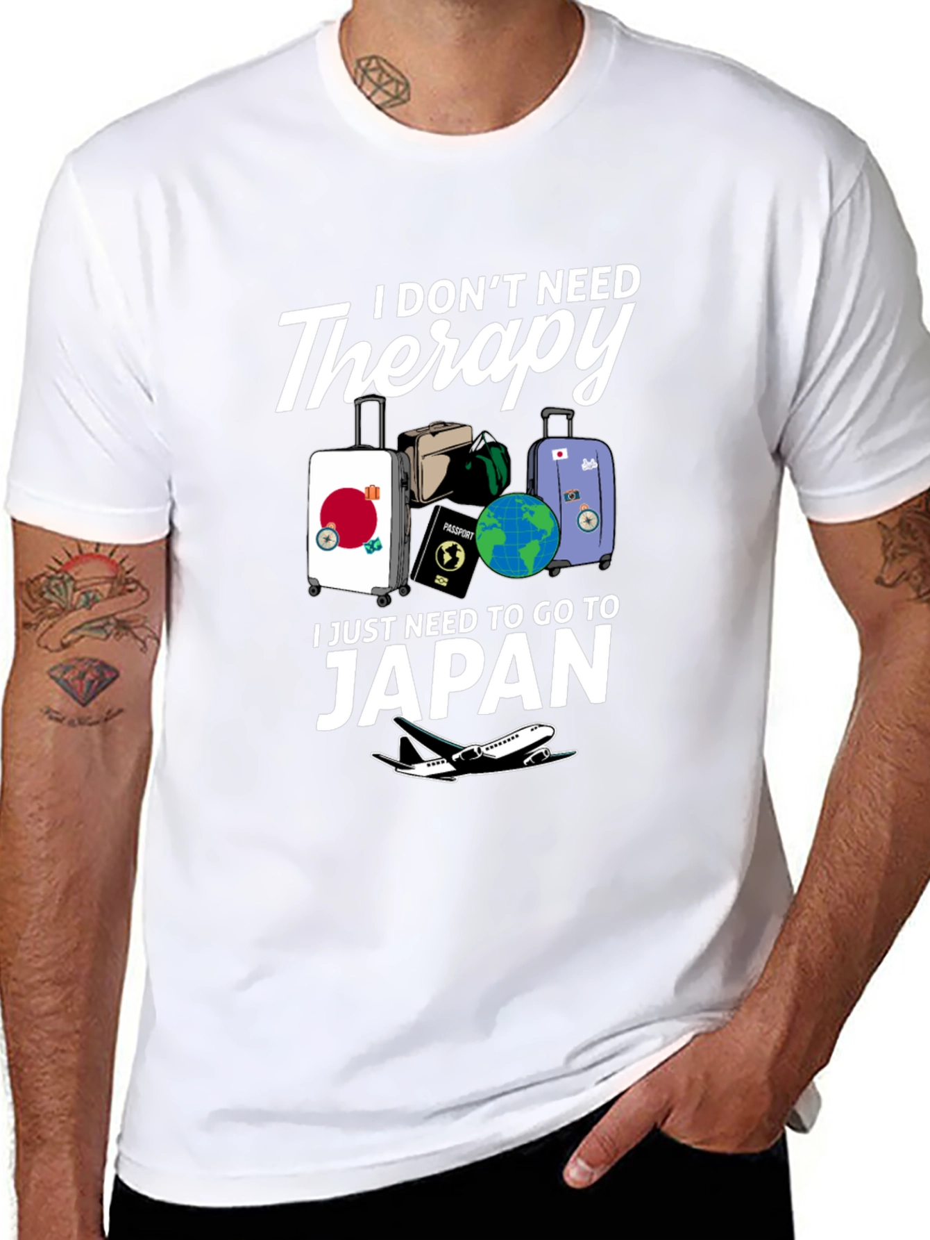 Japan Travel T-Shirt - No Therapy Needed