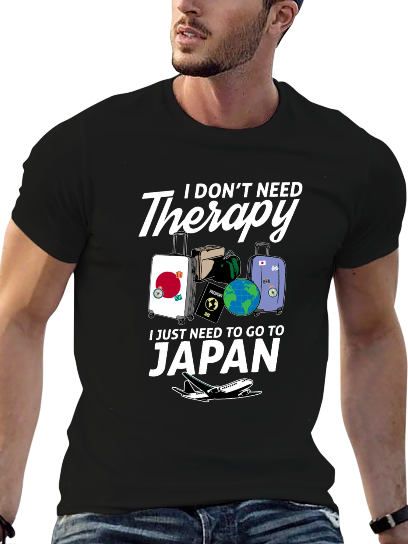 Japan Travel T-Shirt - No Therapy Needed