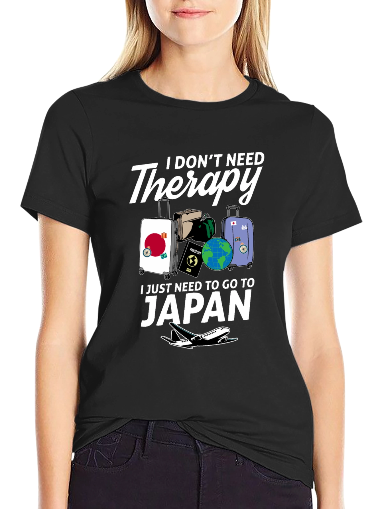Japan Travel T-Shirt - No Therapy Needed