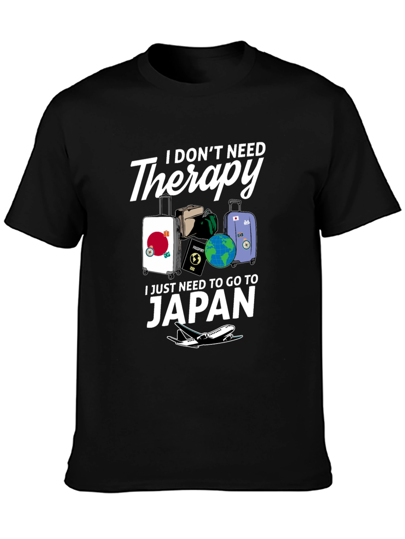 Japan Travel T-Shirt - No Therapy Needed