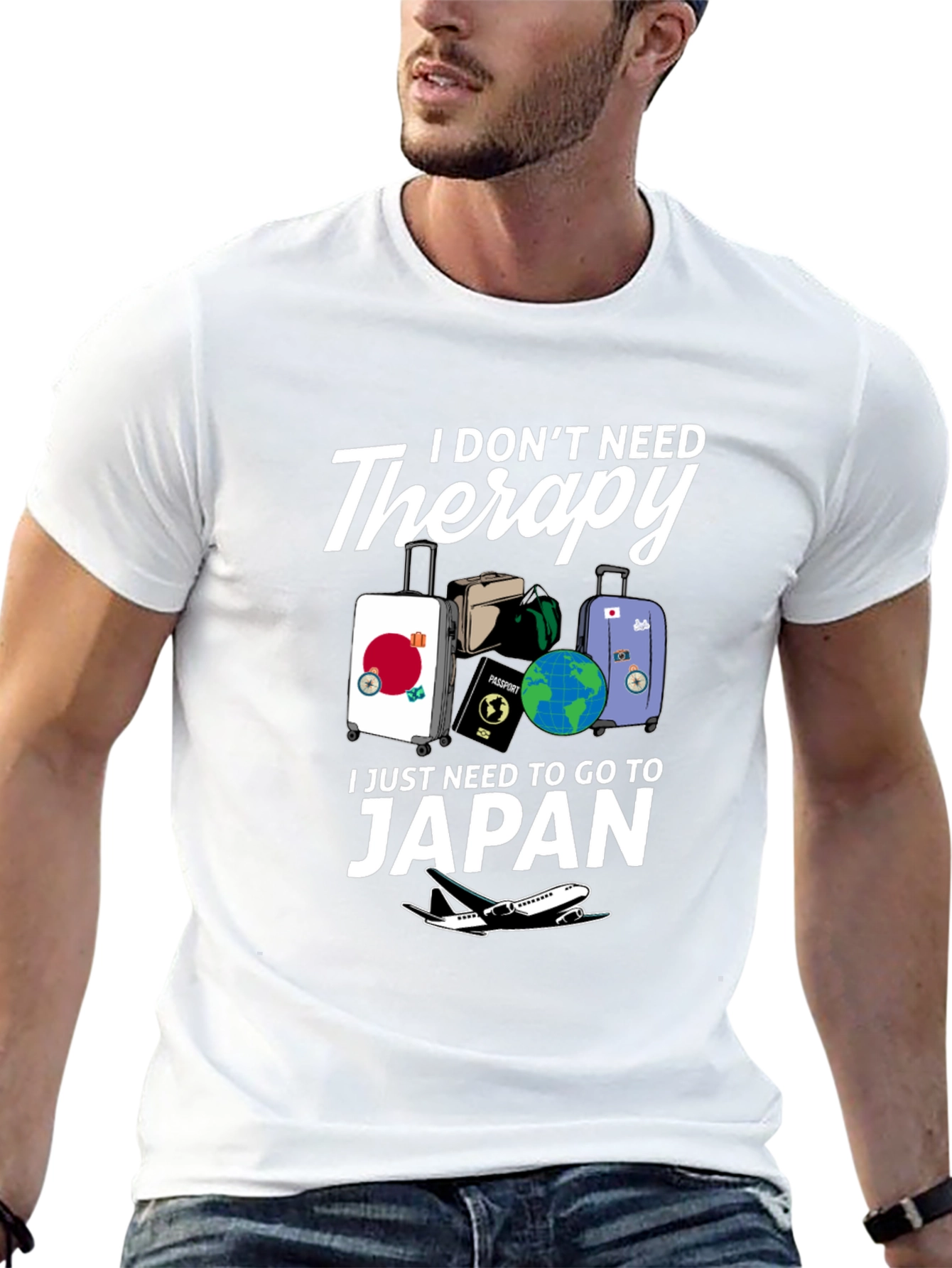 Japan Travel T-Shirt - No Therapy Needed