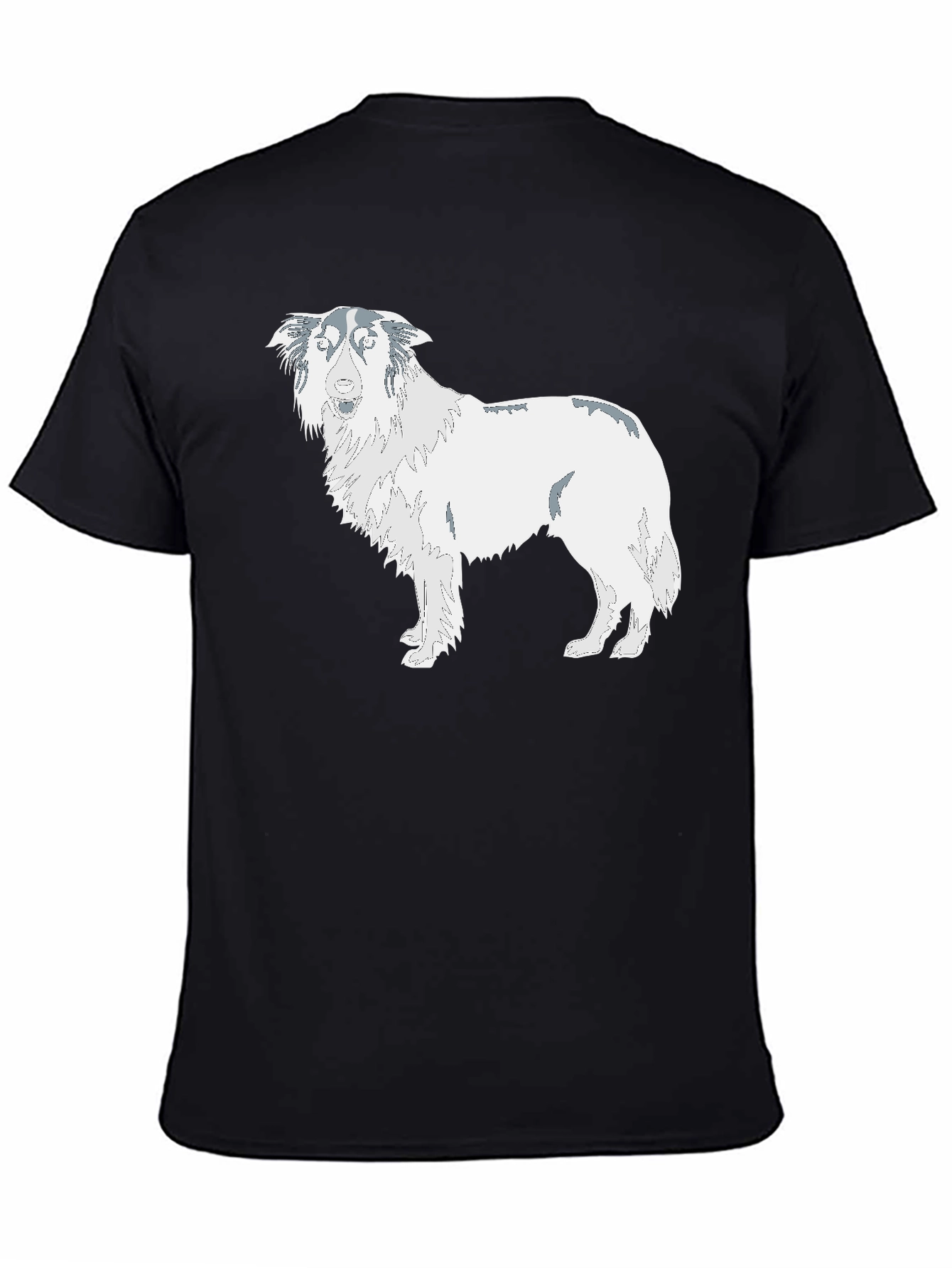 Dog Graphic Black T-Shirt