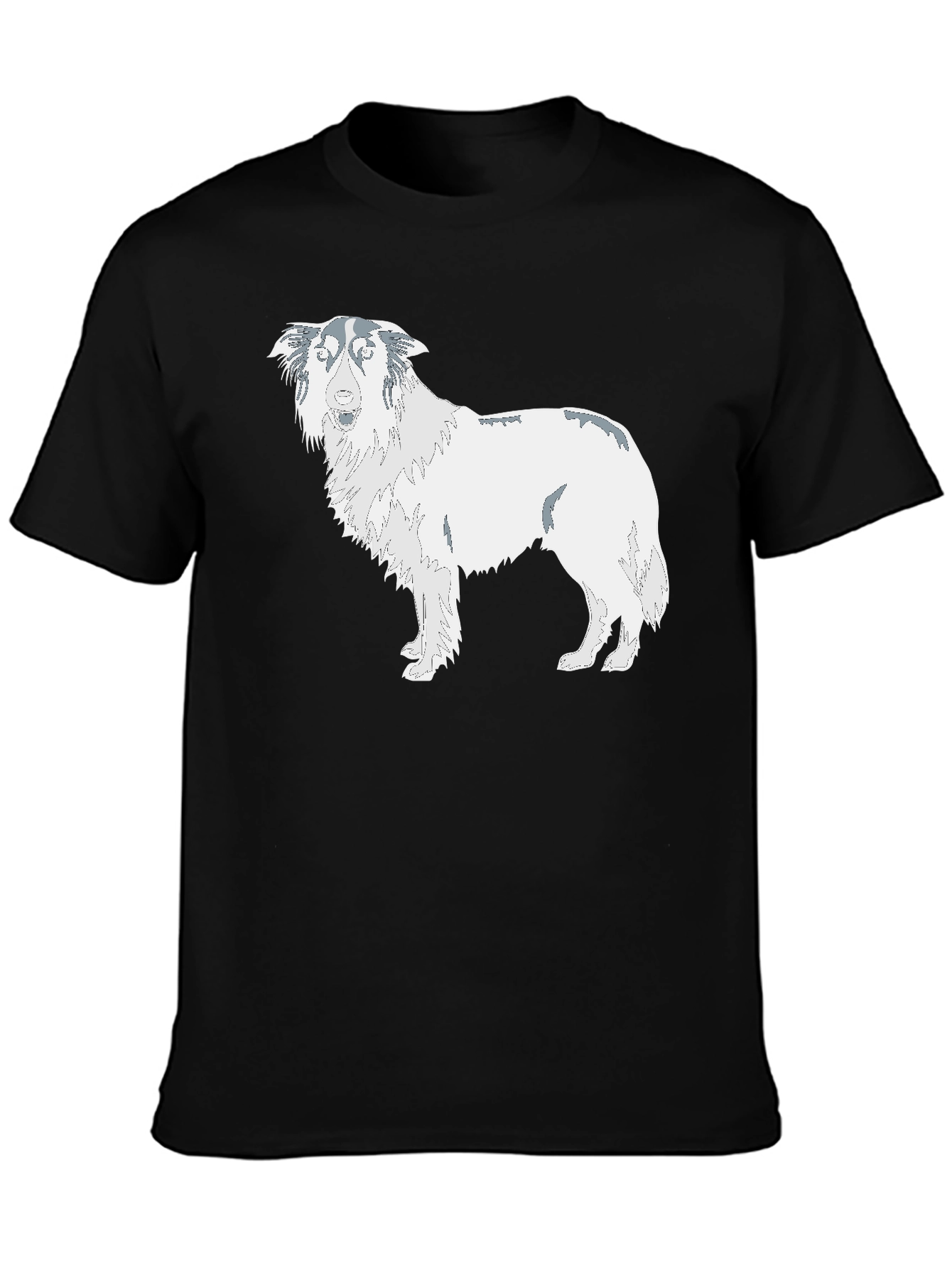Dog Graphic Black T-Shirt