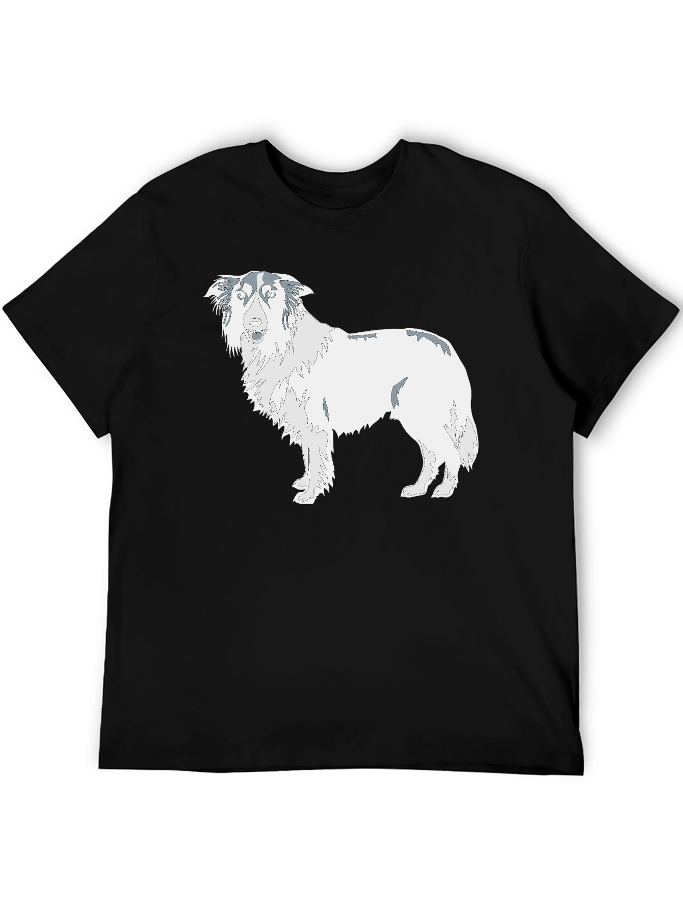Dog Graphic Black T-Shirt