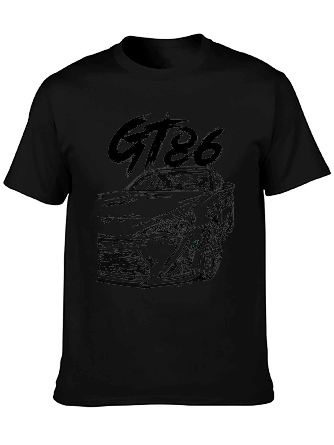 GT86 Graphic Tee - Black Car Enthusiast T-Shirt