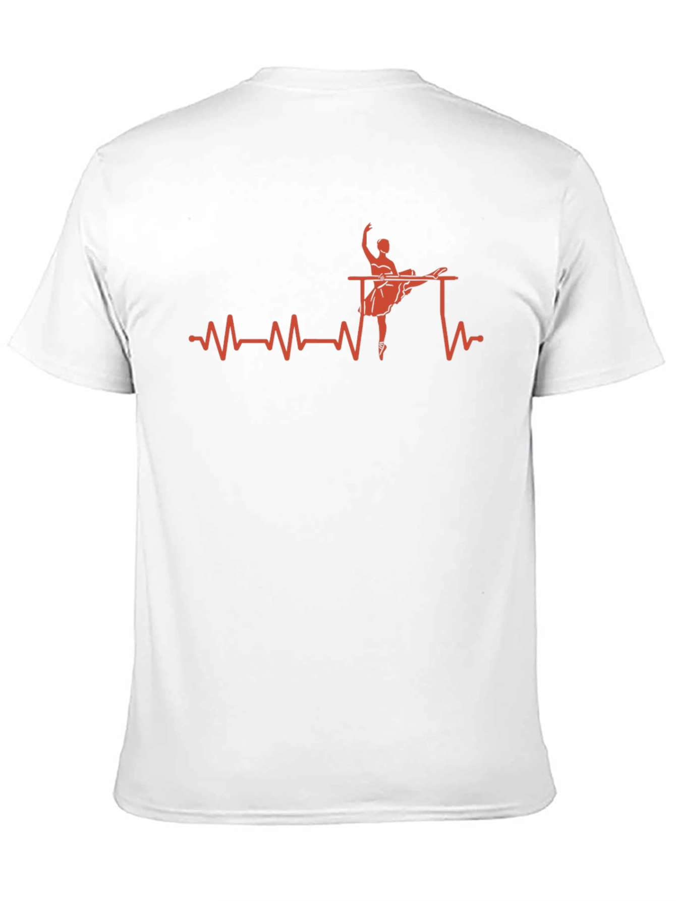 Ballet Heartbeat Graphic Tee - Dance Lovers Shirt