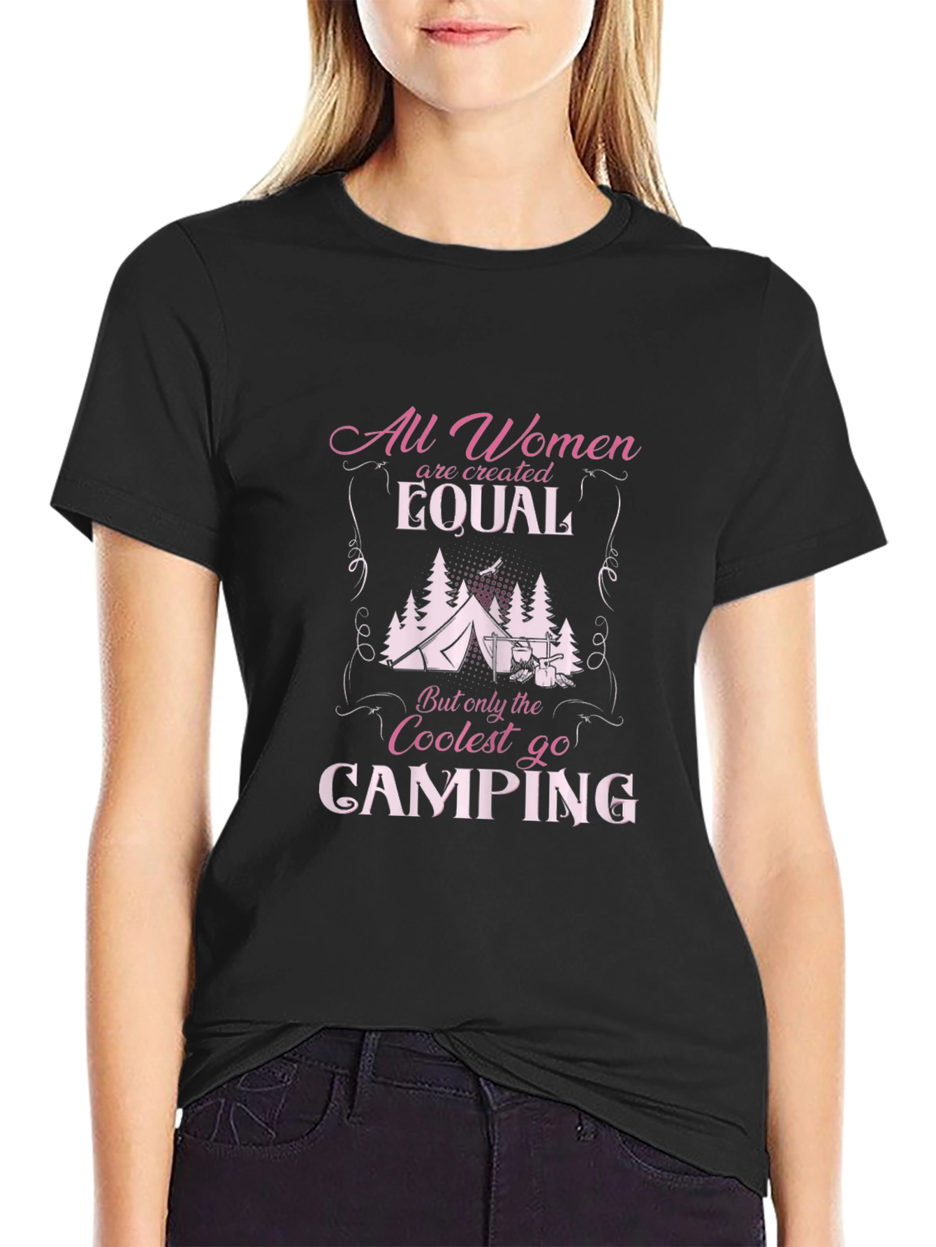 Camping Womens T-Shirt: Coolest Campers