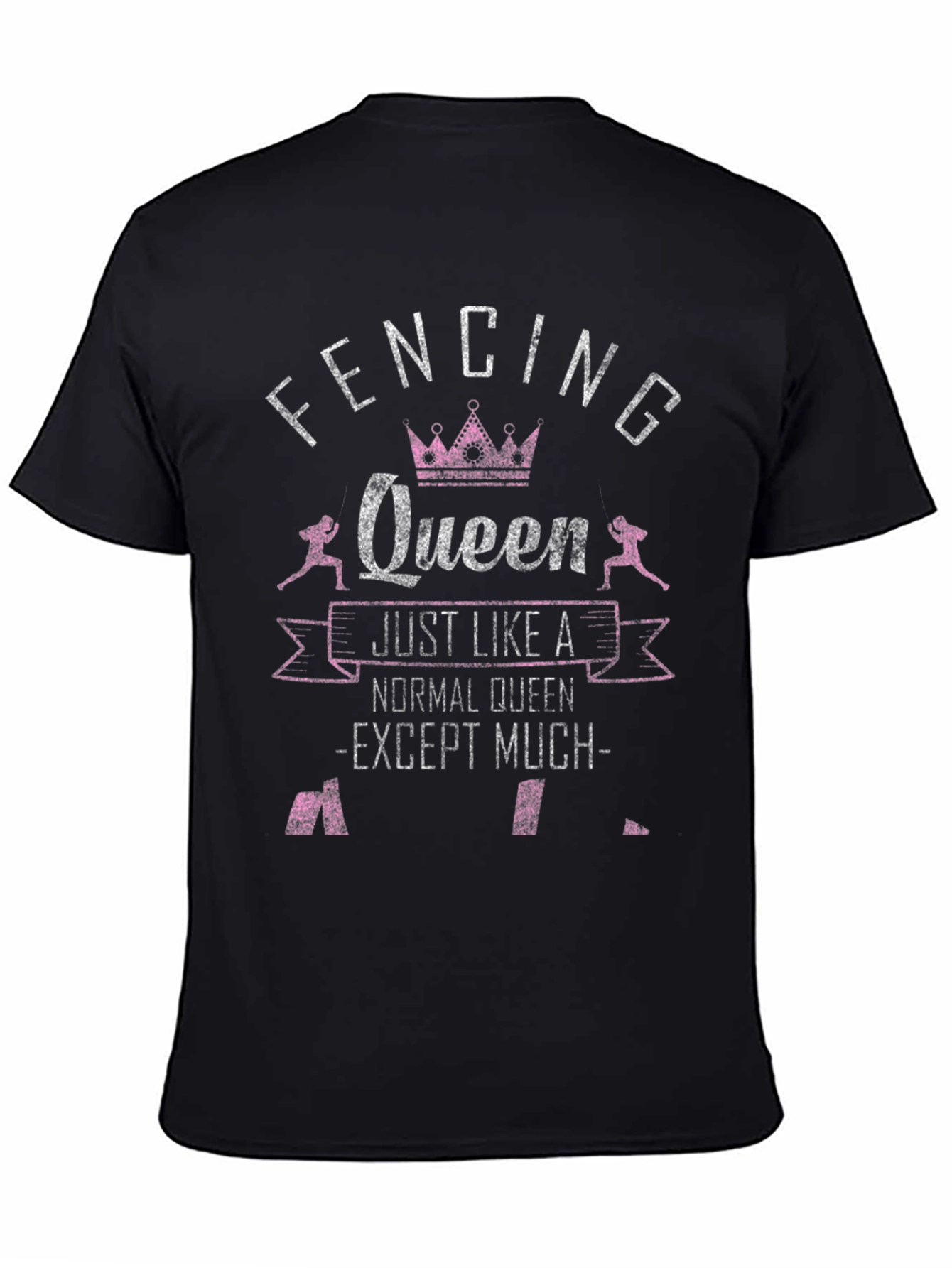 Fencing Queen T-Shirt - Sporty Graphic Tee