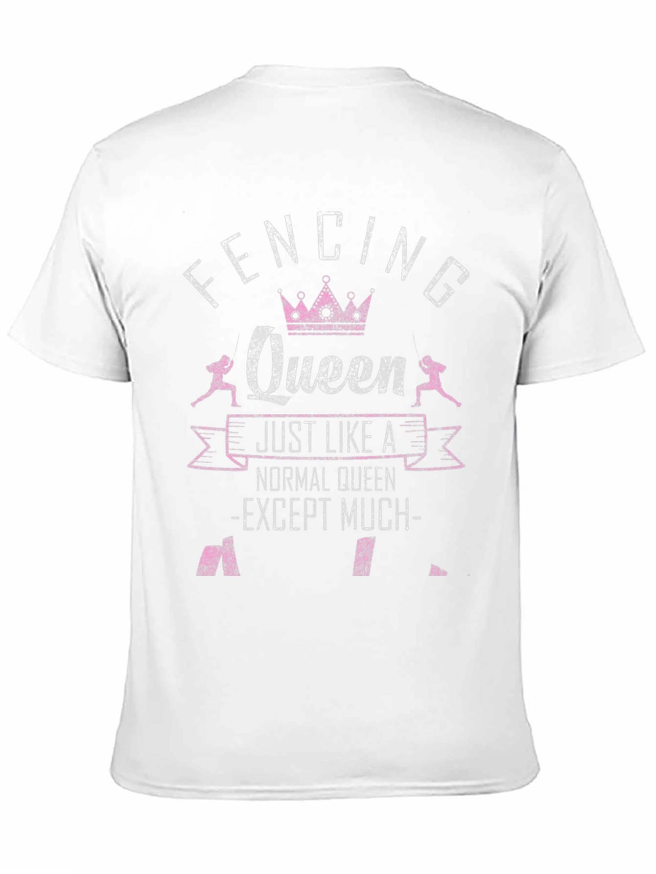 Fencing Queen T-Shirt - Sporty Graphic Tee