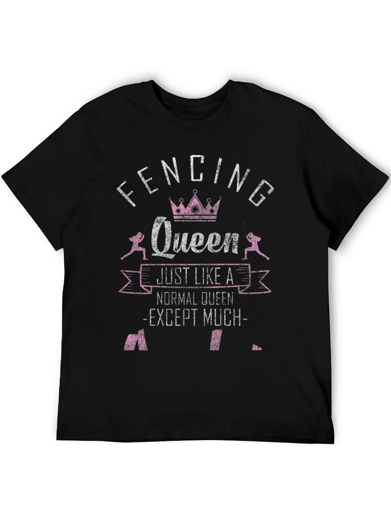 Fencing Queen T-Shirt - Sporty Graphic Tee