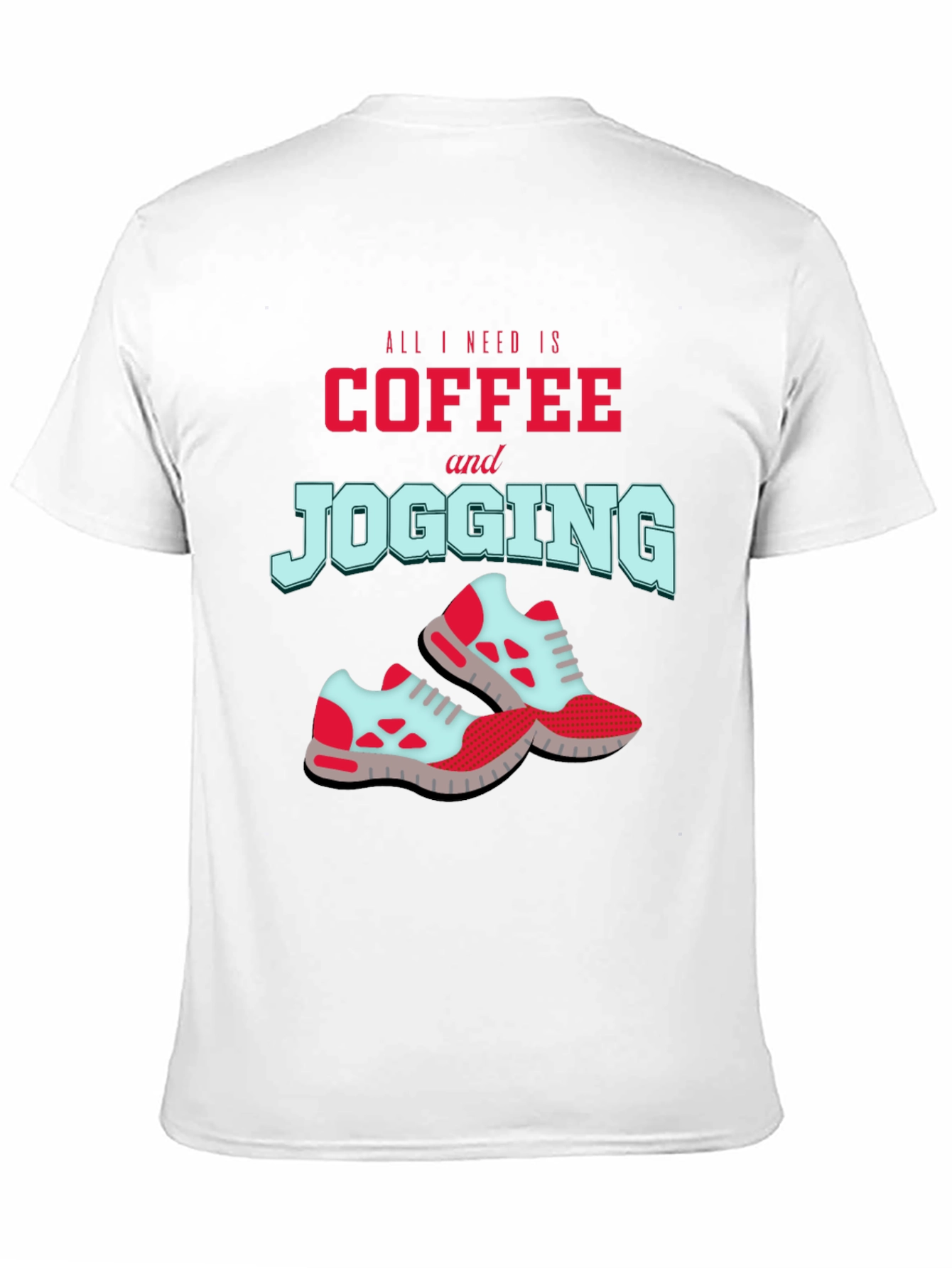 Coffee & Jogging T-Shirt - Runners Delight!