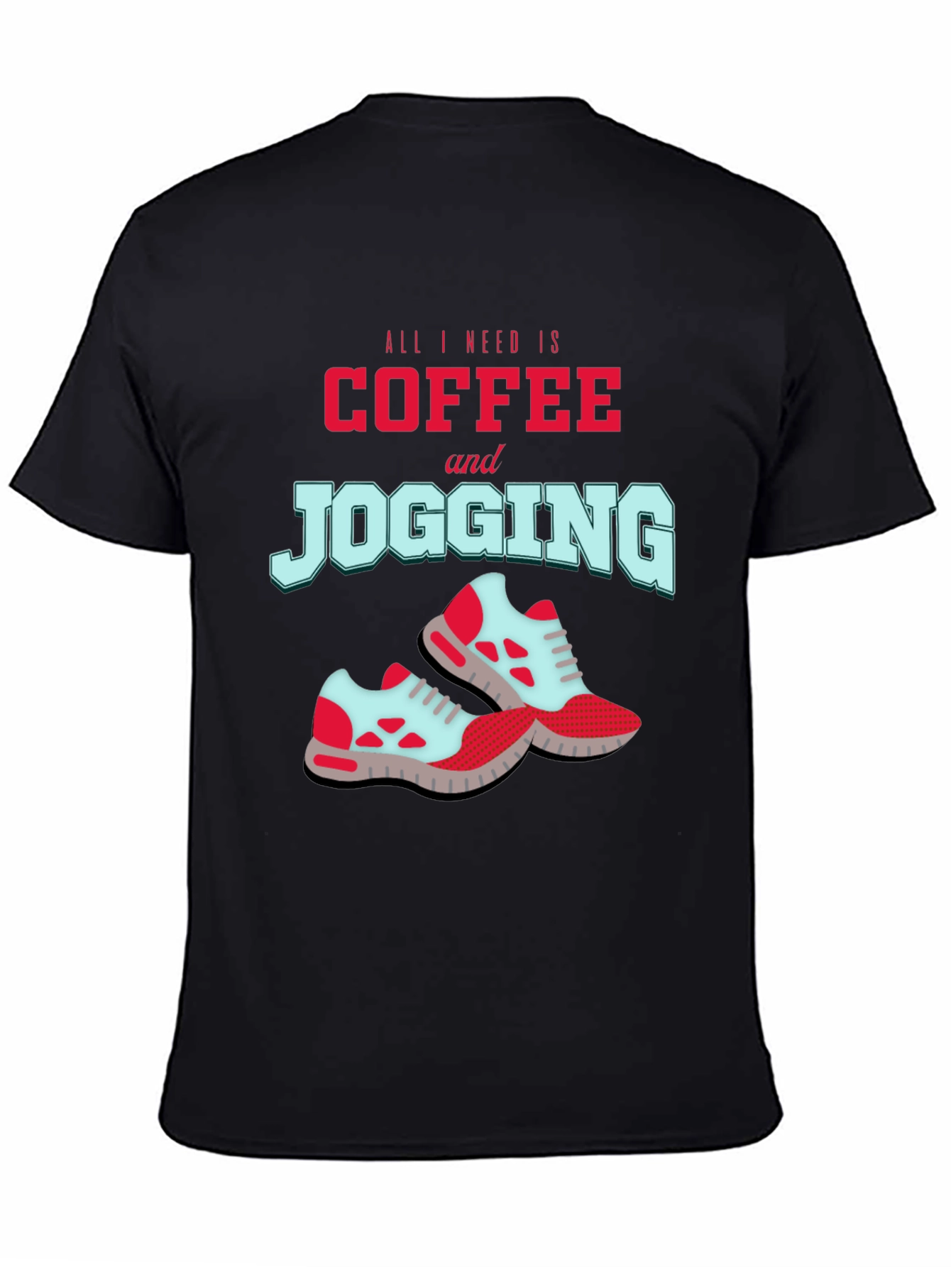 Coffee & Jogging T-Shirt - Runners Delight!