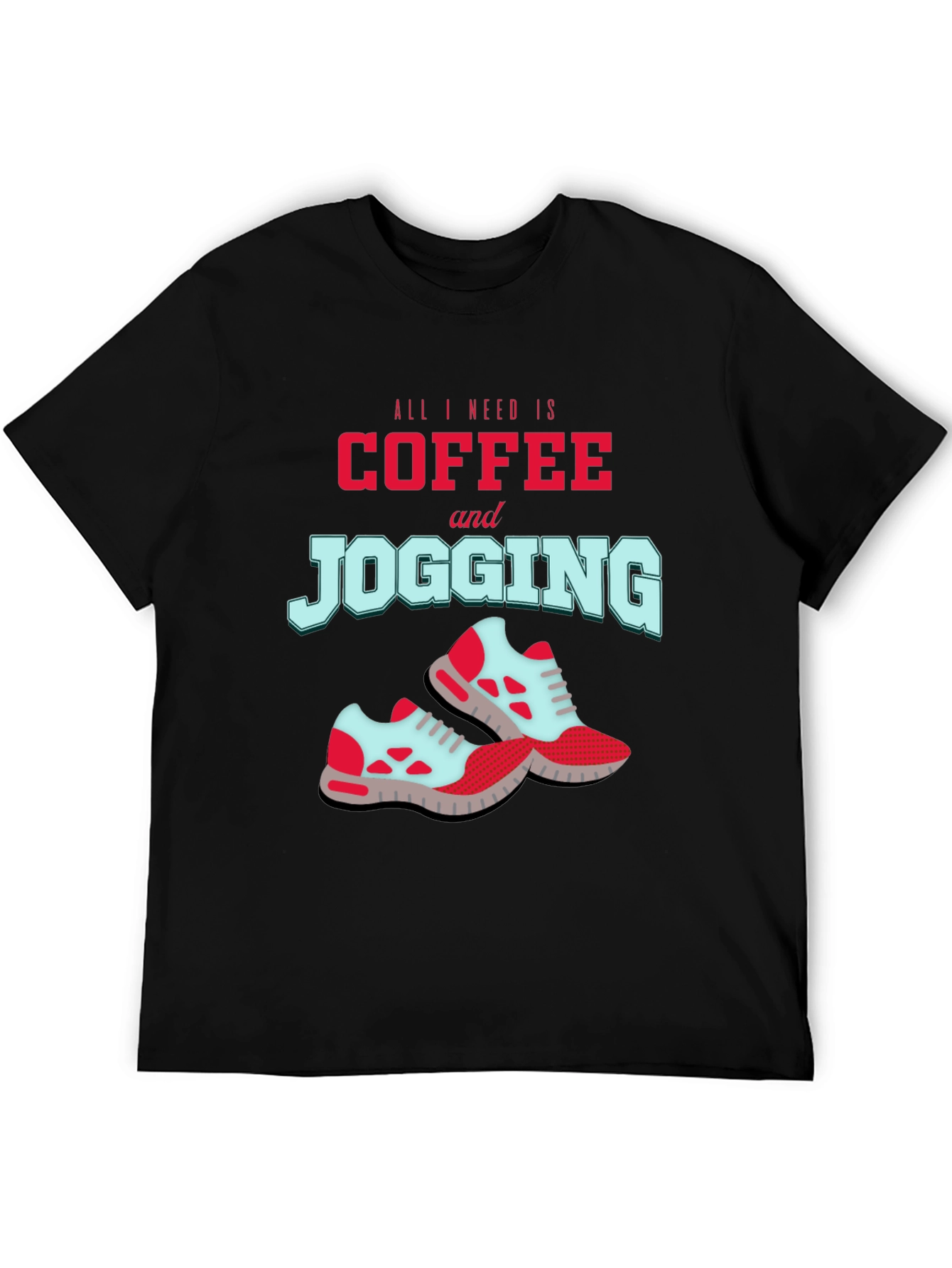 Coffee & Jogging T-Shirt - Runners Delight!