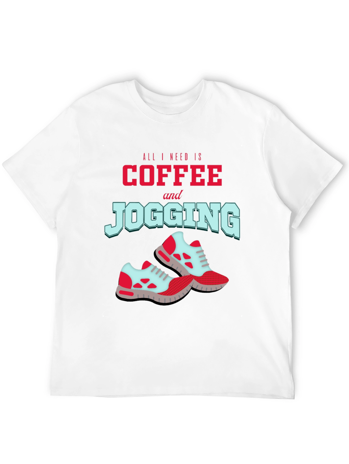 Coffee & Jogging T-Shirt - Runners Delight!