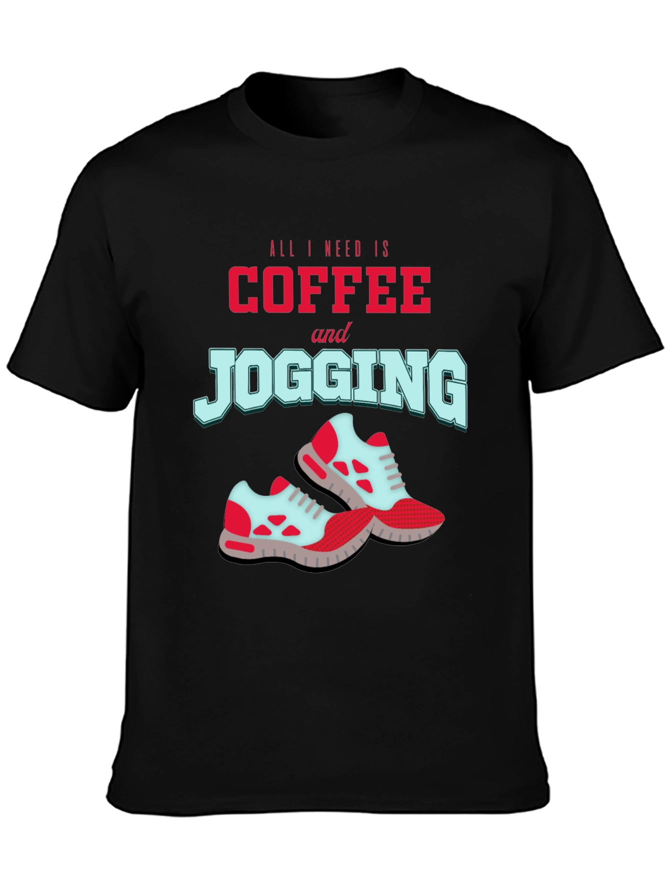 Coffee & Jogging T-Shirt - Runners Delight!
