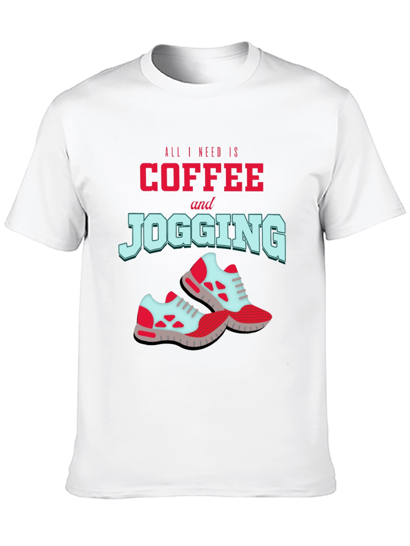 Coffee & Jogging T-Shirt - Runners Delight!