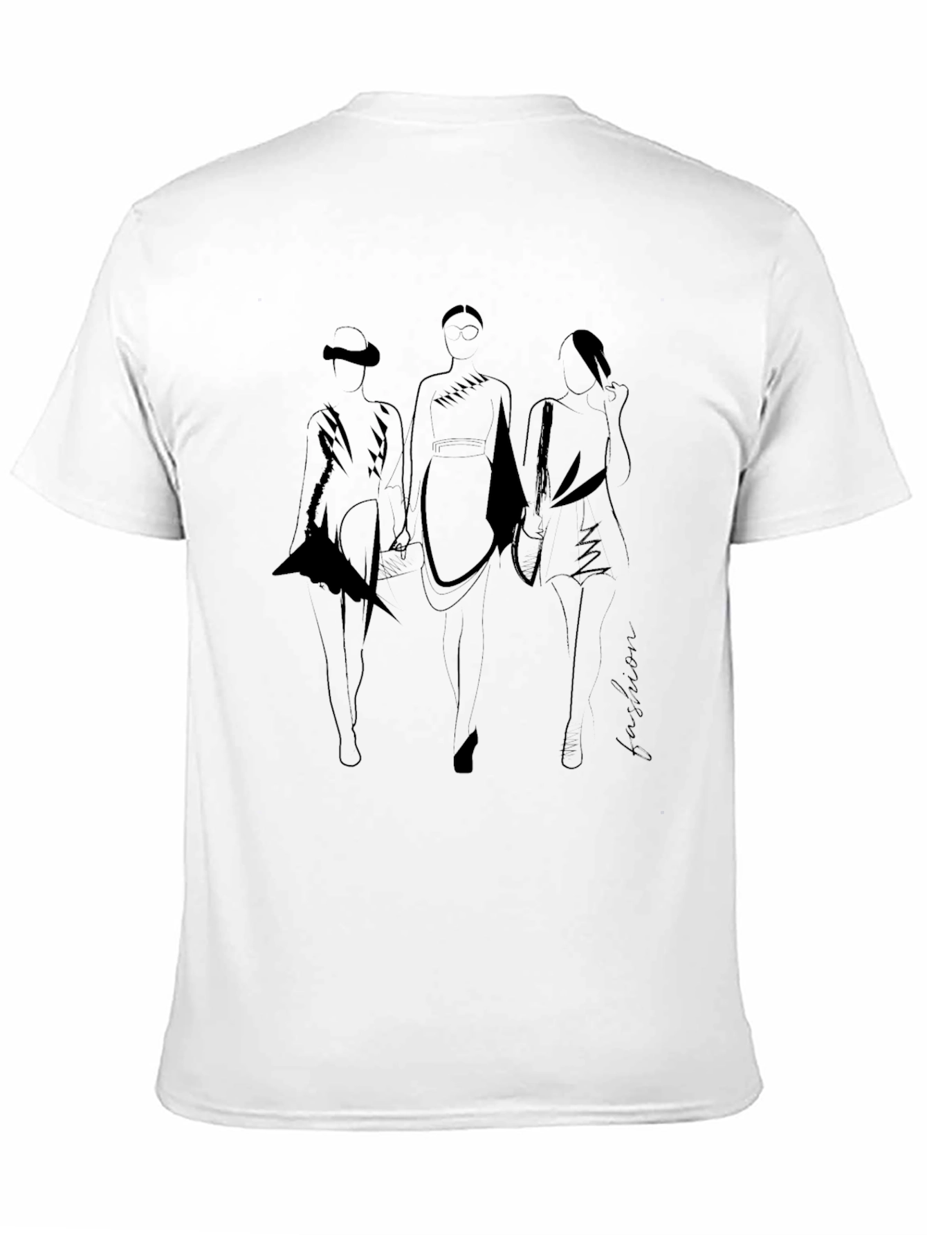 Fashion Silhouette T-Shirt - Modern Style