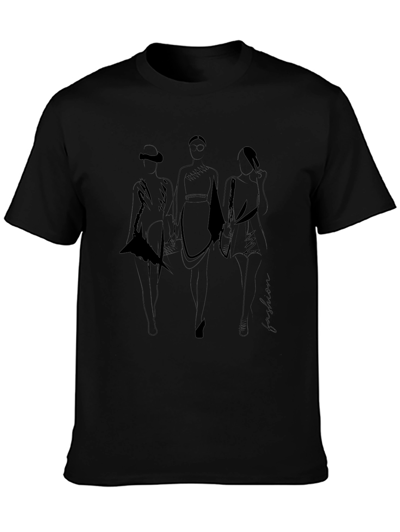 Fashion Silhouette T-Shirt - Modern Style