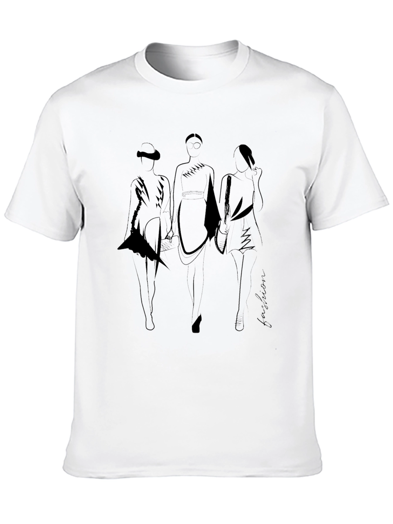 Fashion Silhouette T-Shirt - Modern Style