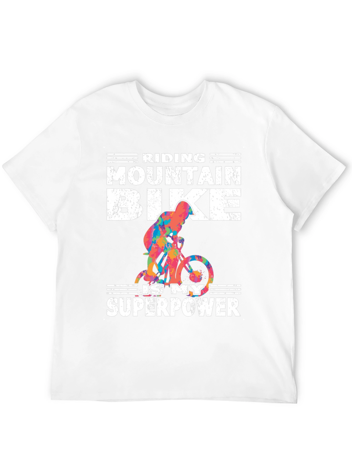 Mountain Bike Superpower Graphic Tee