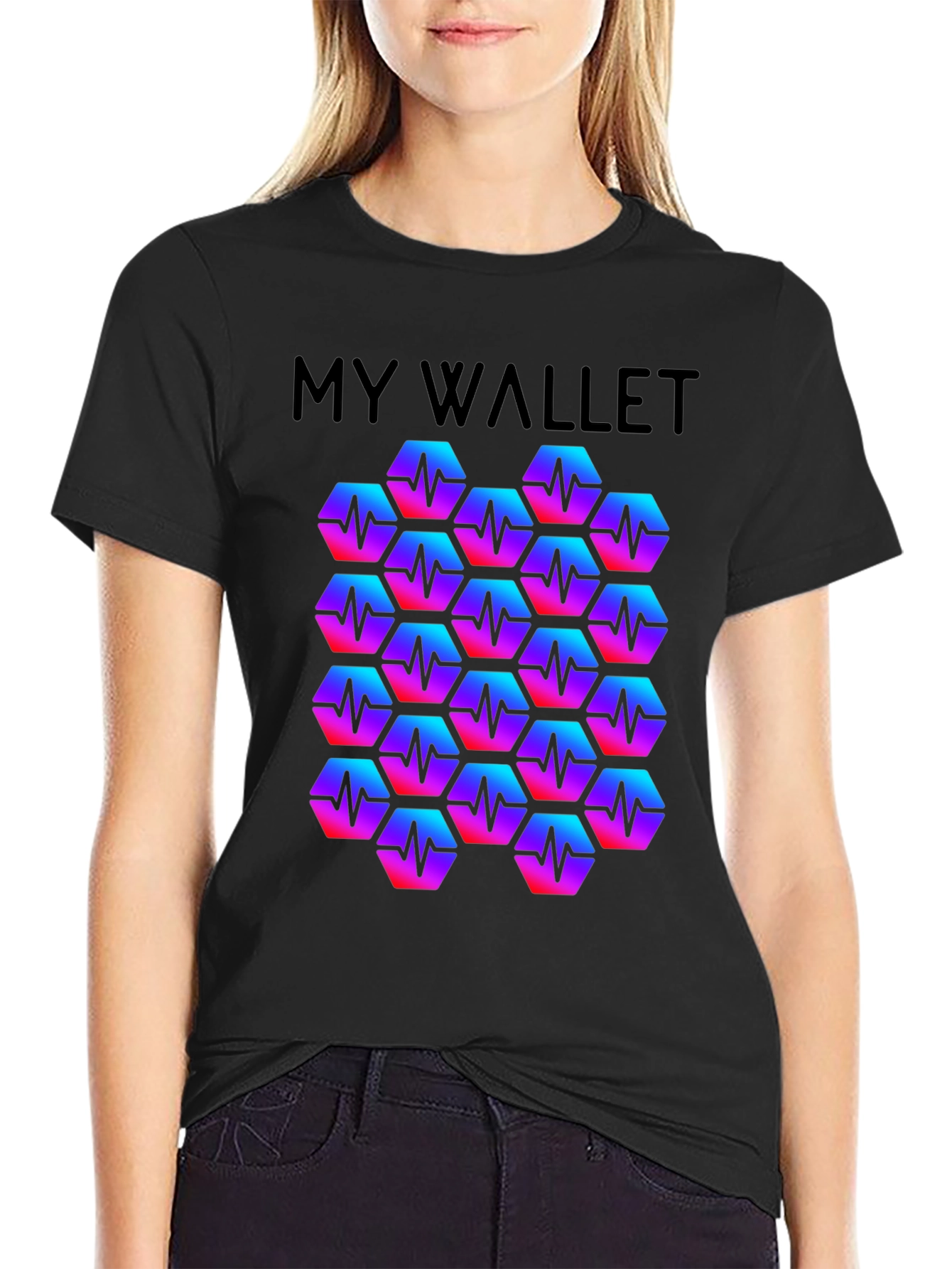 My Wallet Hexagon Pulse T-Shirt