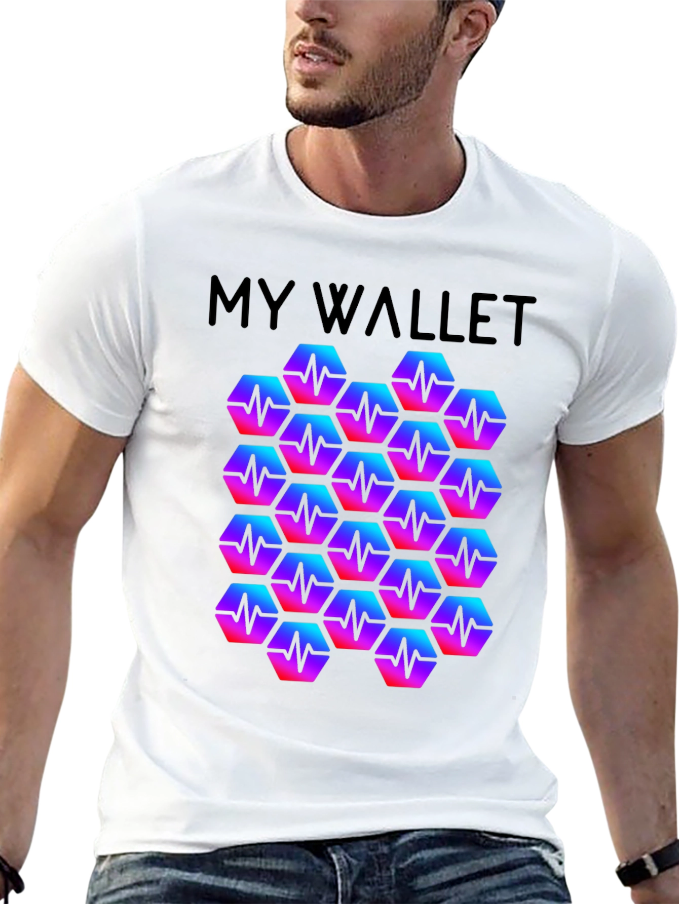 My Wallet Hexagon Pulse T-Shirt