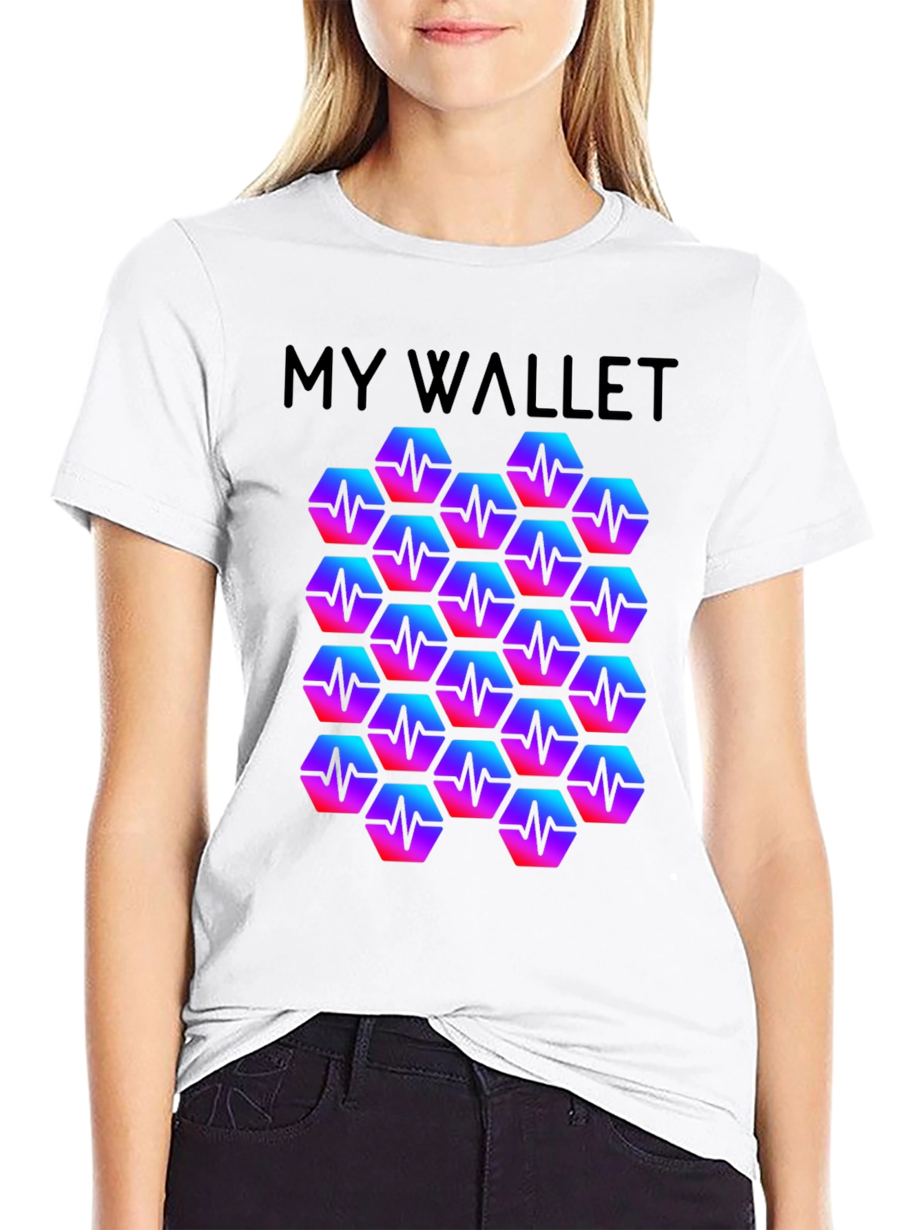 My Wallet Hexagon Pulse T-Shirt