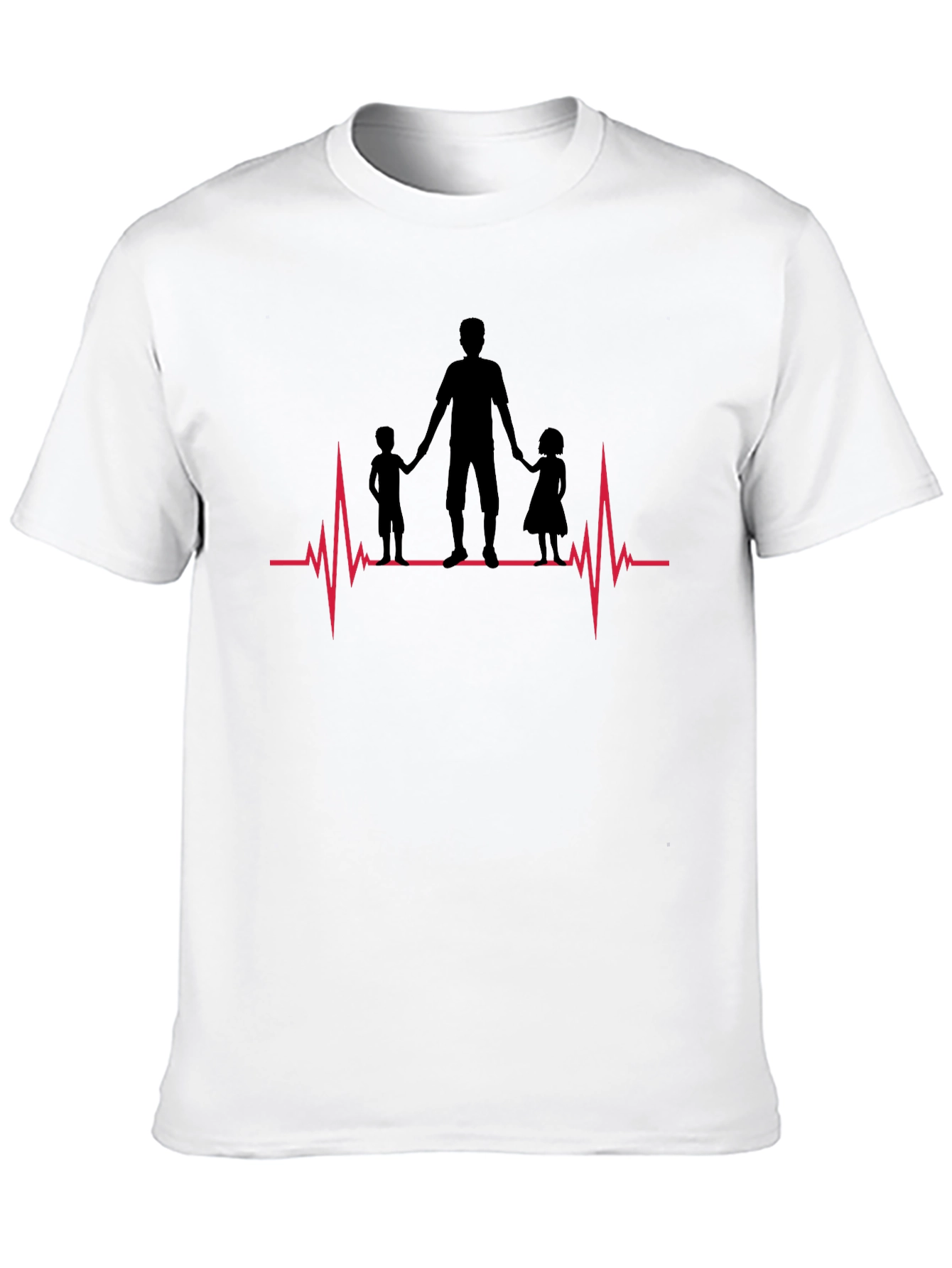 Dad Life T-Shirt - Heartbeat Family Tee