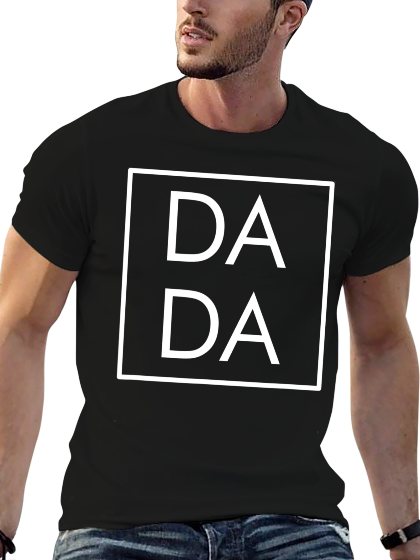 Dada T-Shirt - Black Graphic Tee for Men