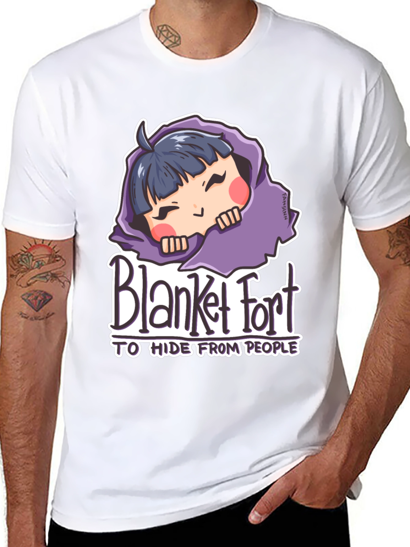 Blanket Fort T-Shirt: Hide From People Comfortably