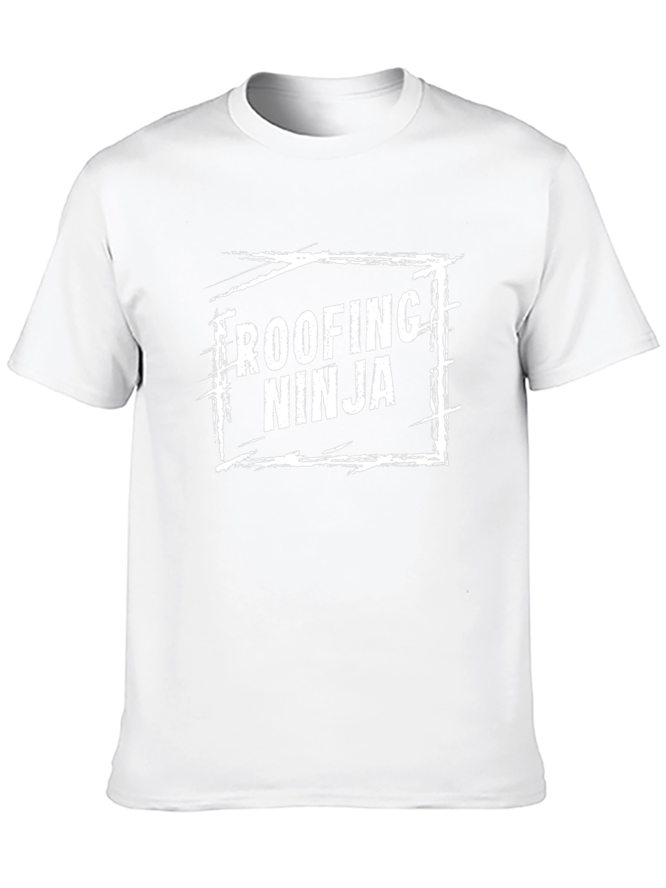 Roofing Ninja Graphic T-Shirt - Black Crew Neck Tee