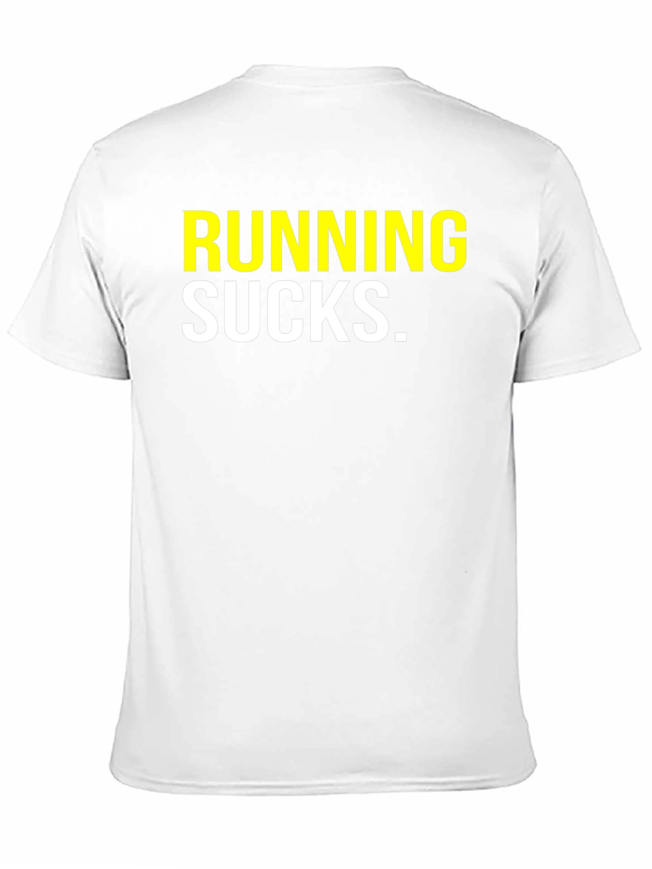 Running Sucks Graphic Tee - Black Casual T-Shirt