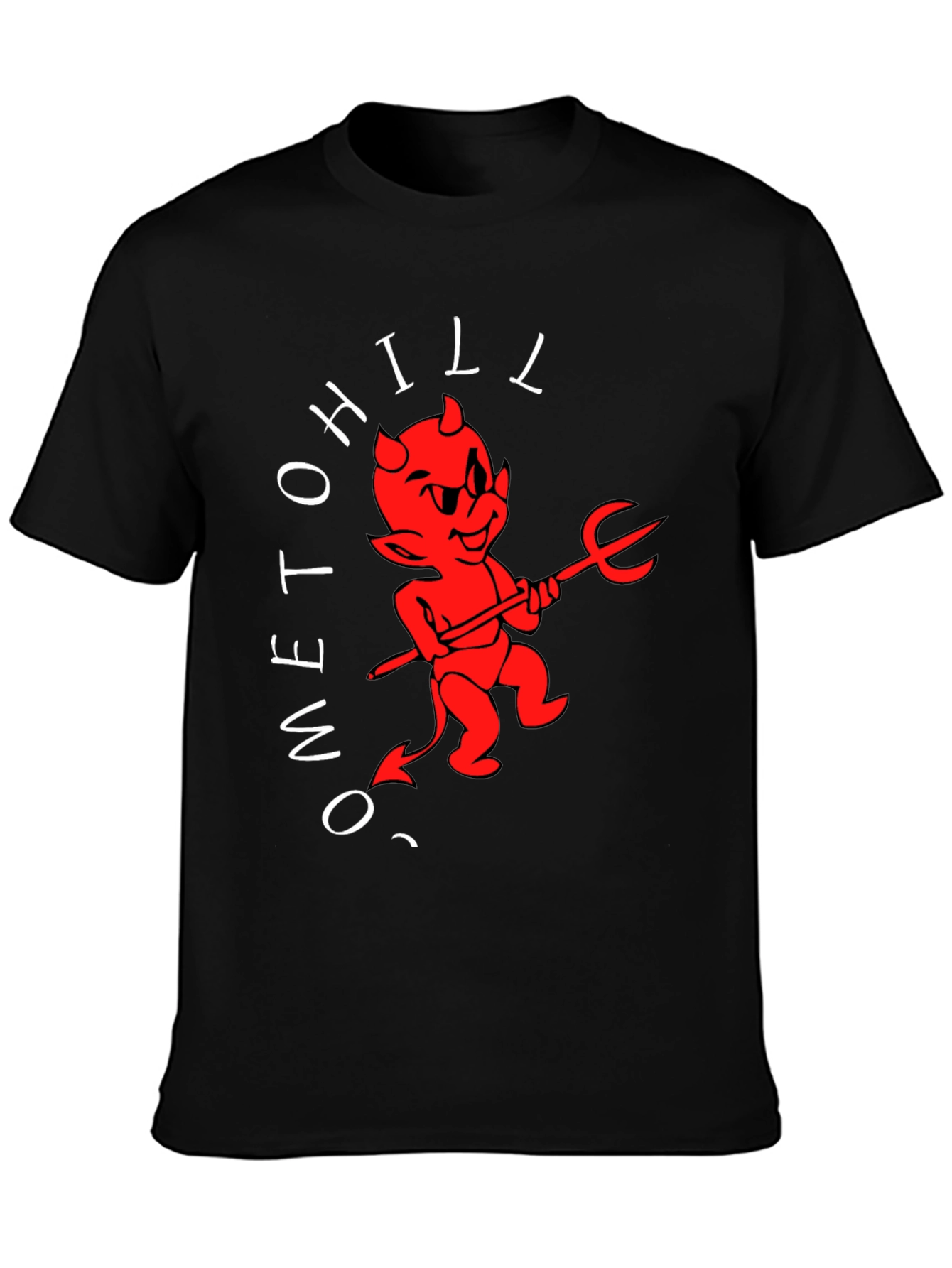 Ometohill Devil Graphic T-Shirt