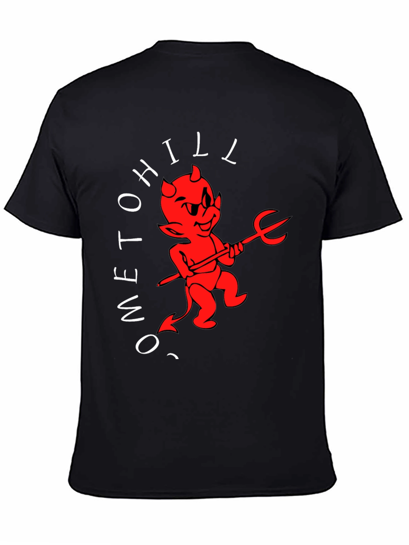 Ometohill Devil Graphic T-Shirt