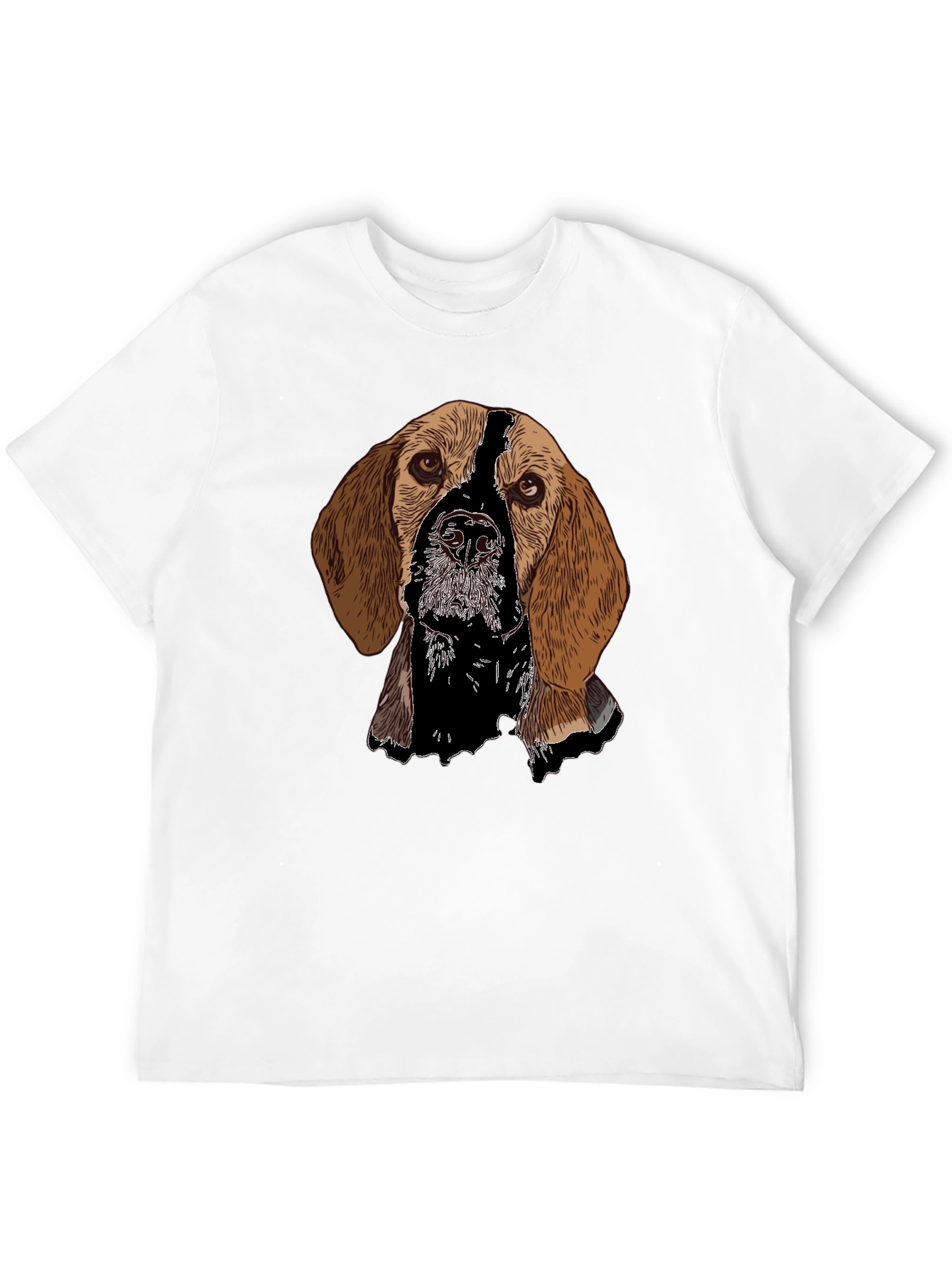 Dog Breed Graphic Black T-Shirt