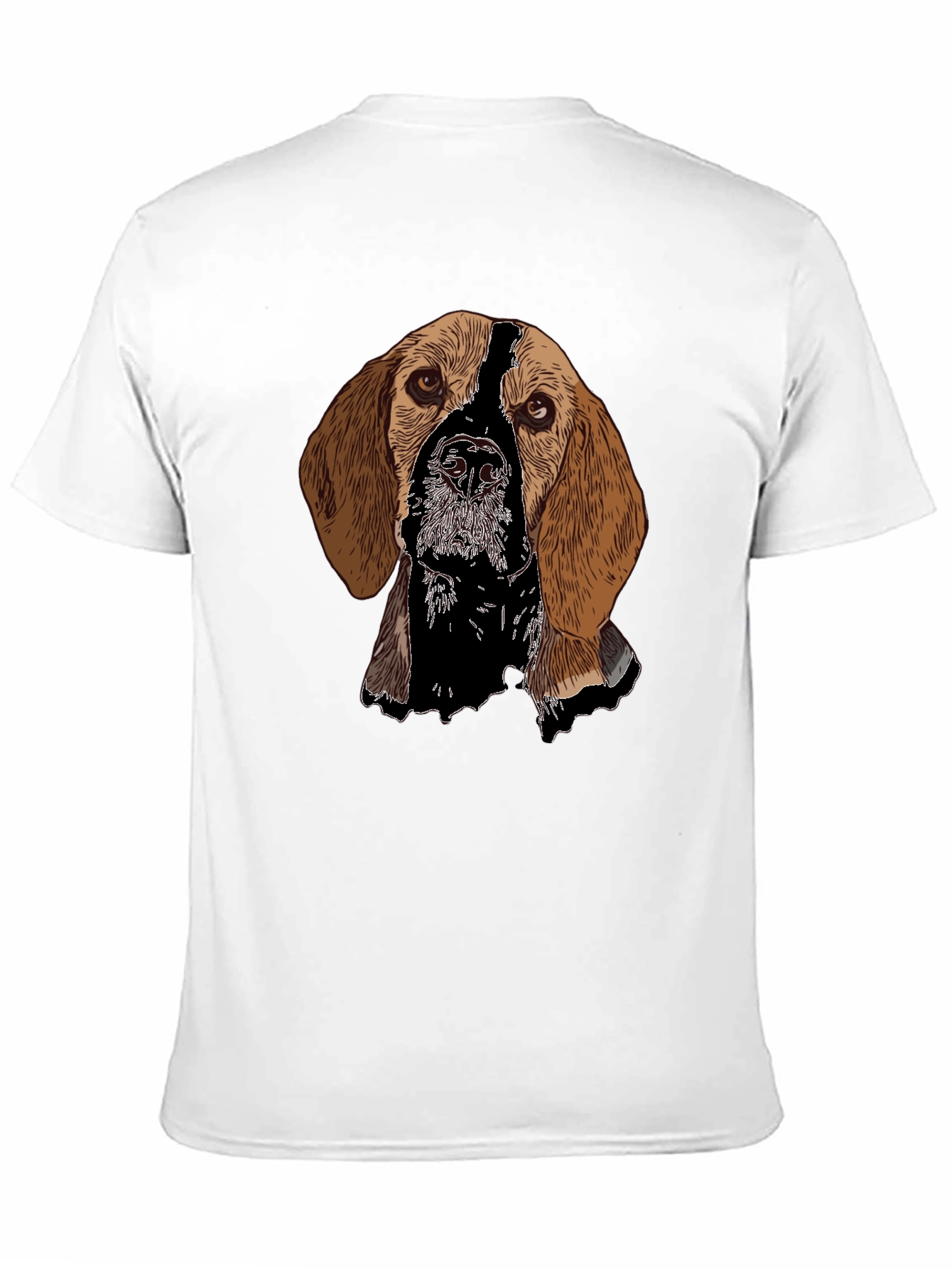 Dog Breed Graphic Black T-Shirt