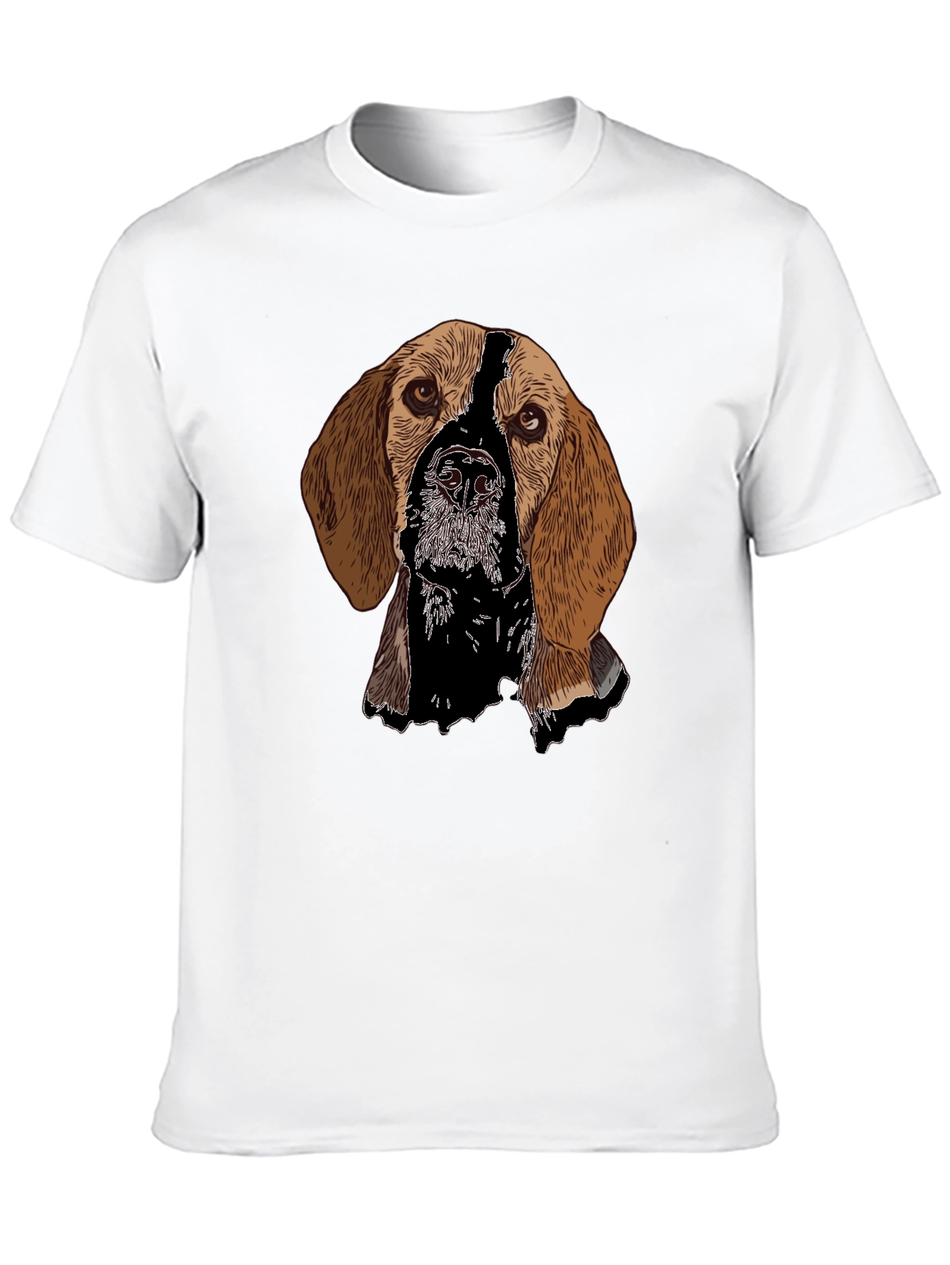 Dog Breed Graphic Black T-Shirt