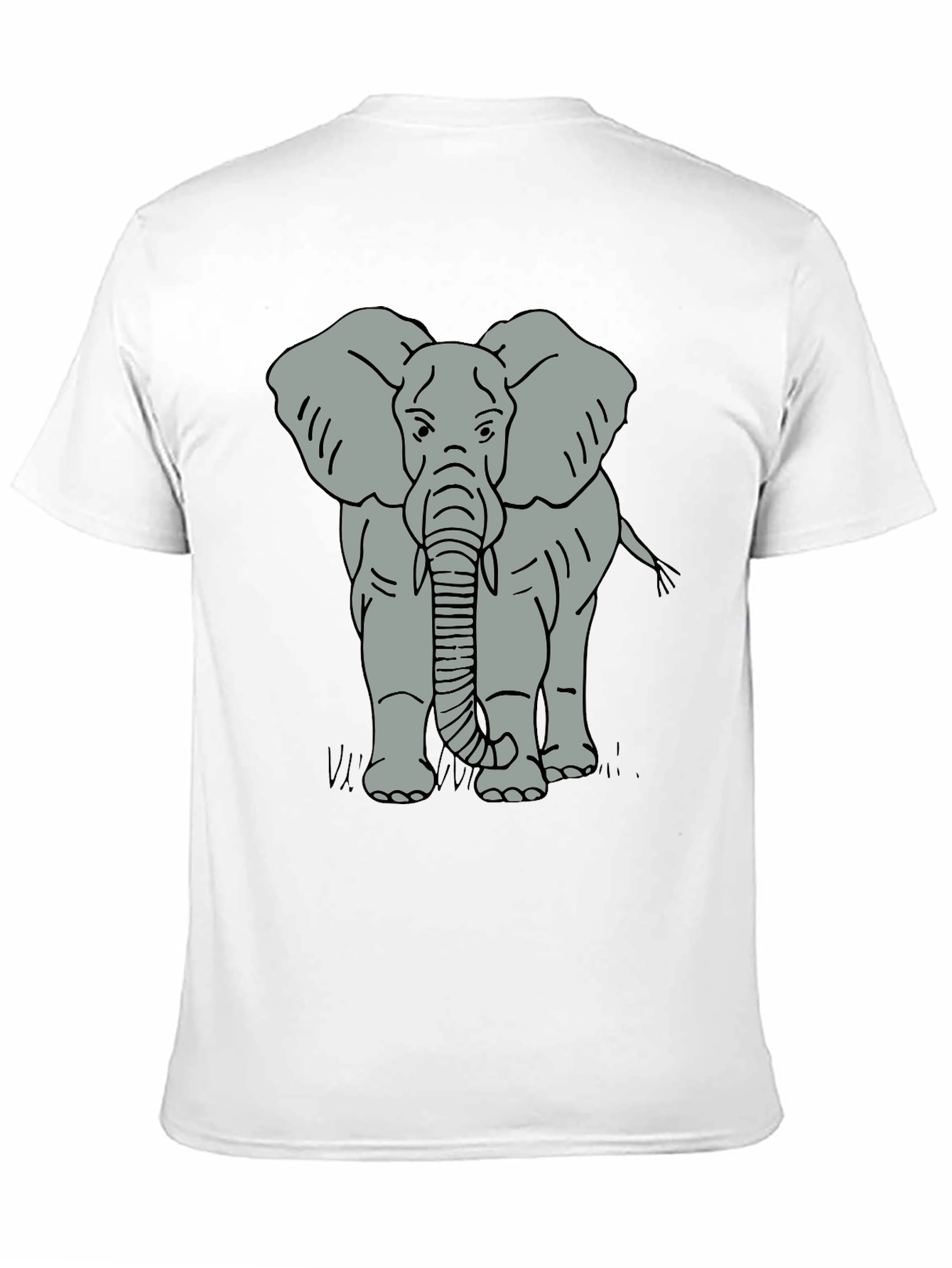 Elephant Graphic Tee - Mens Black T-Shirt