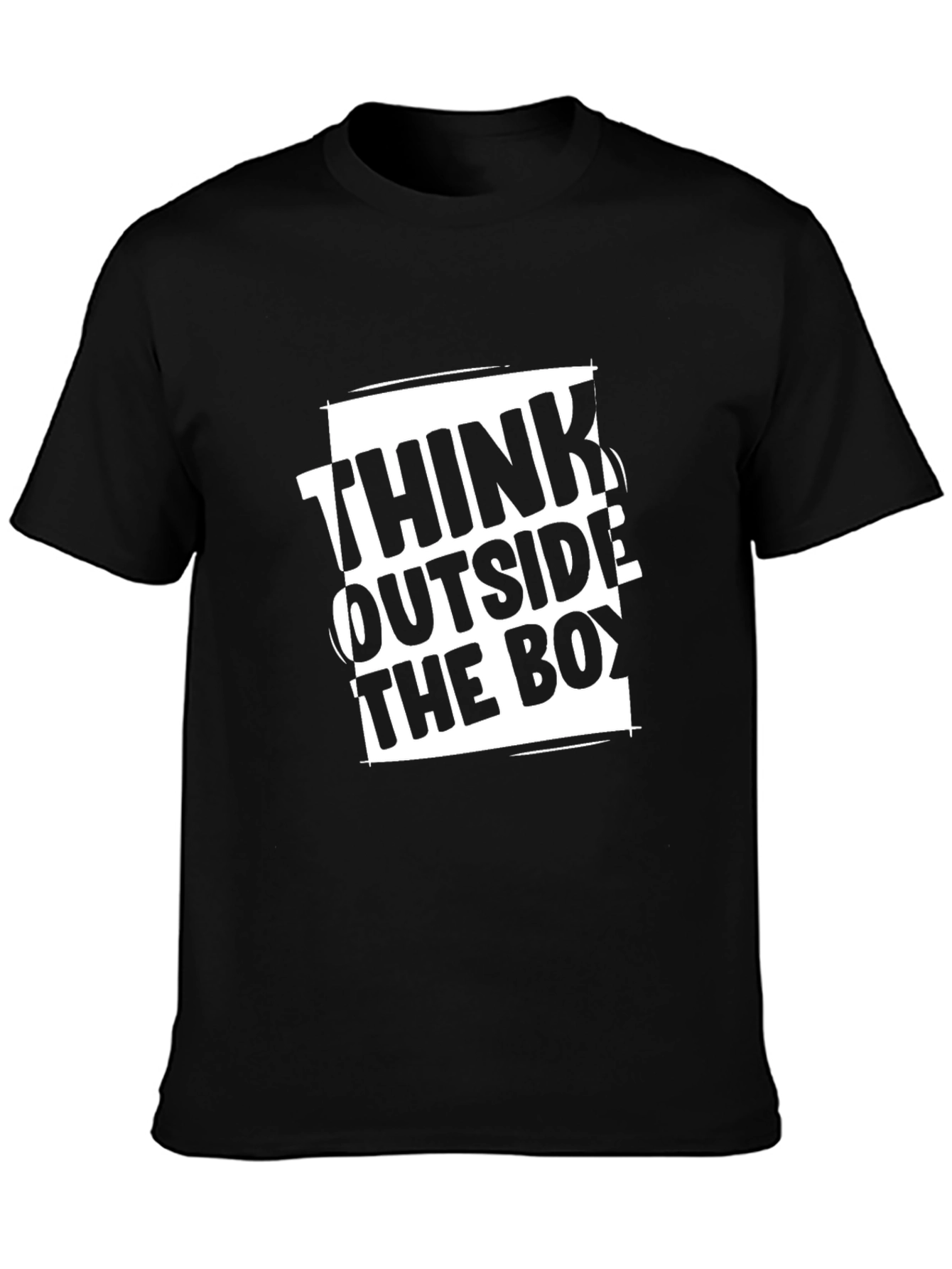 Think Outside the Box Graphic T-Shirt