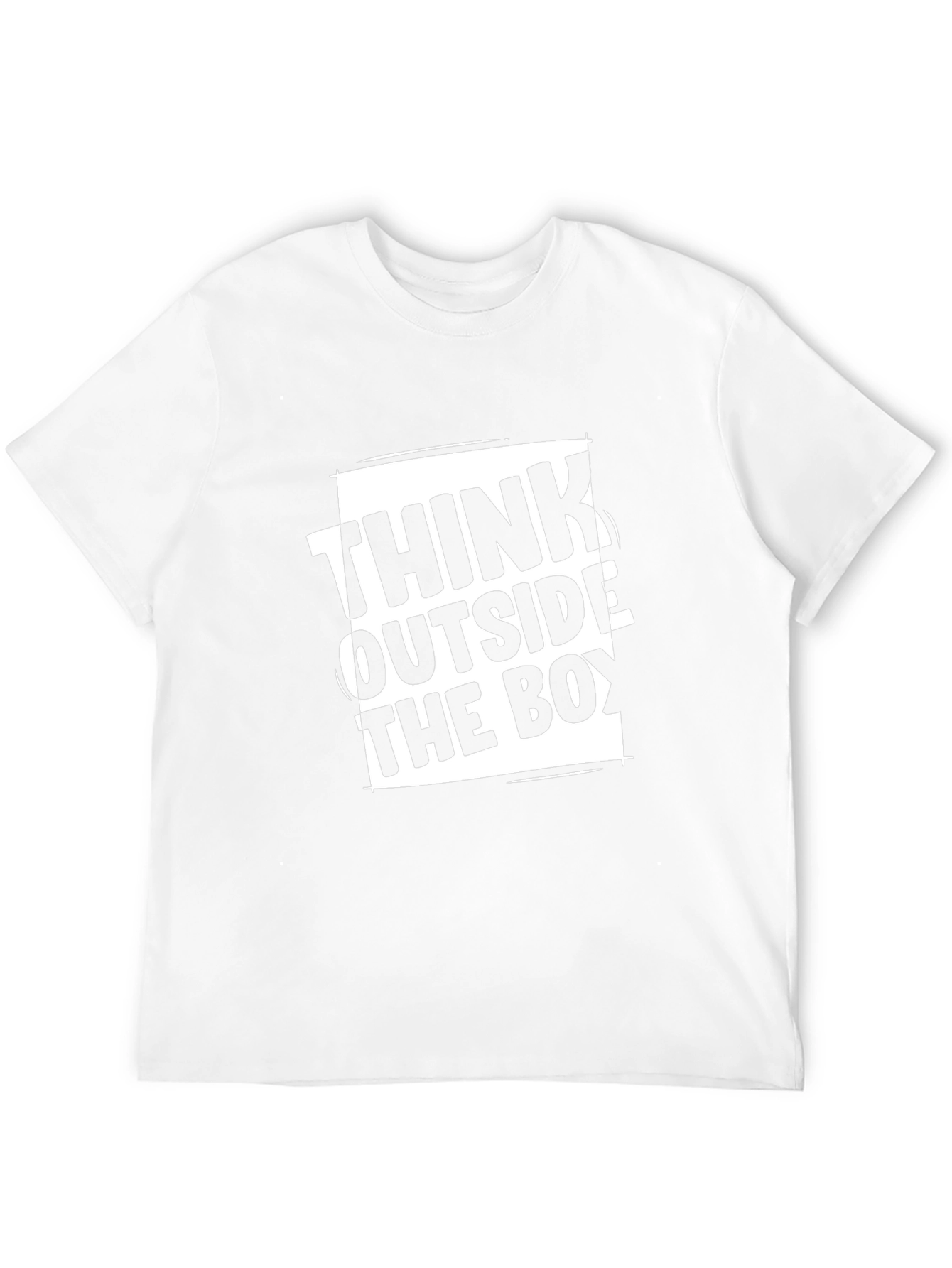 Think Outside the Box Graphic T-Shirt