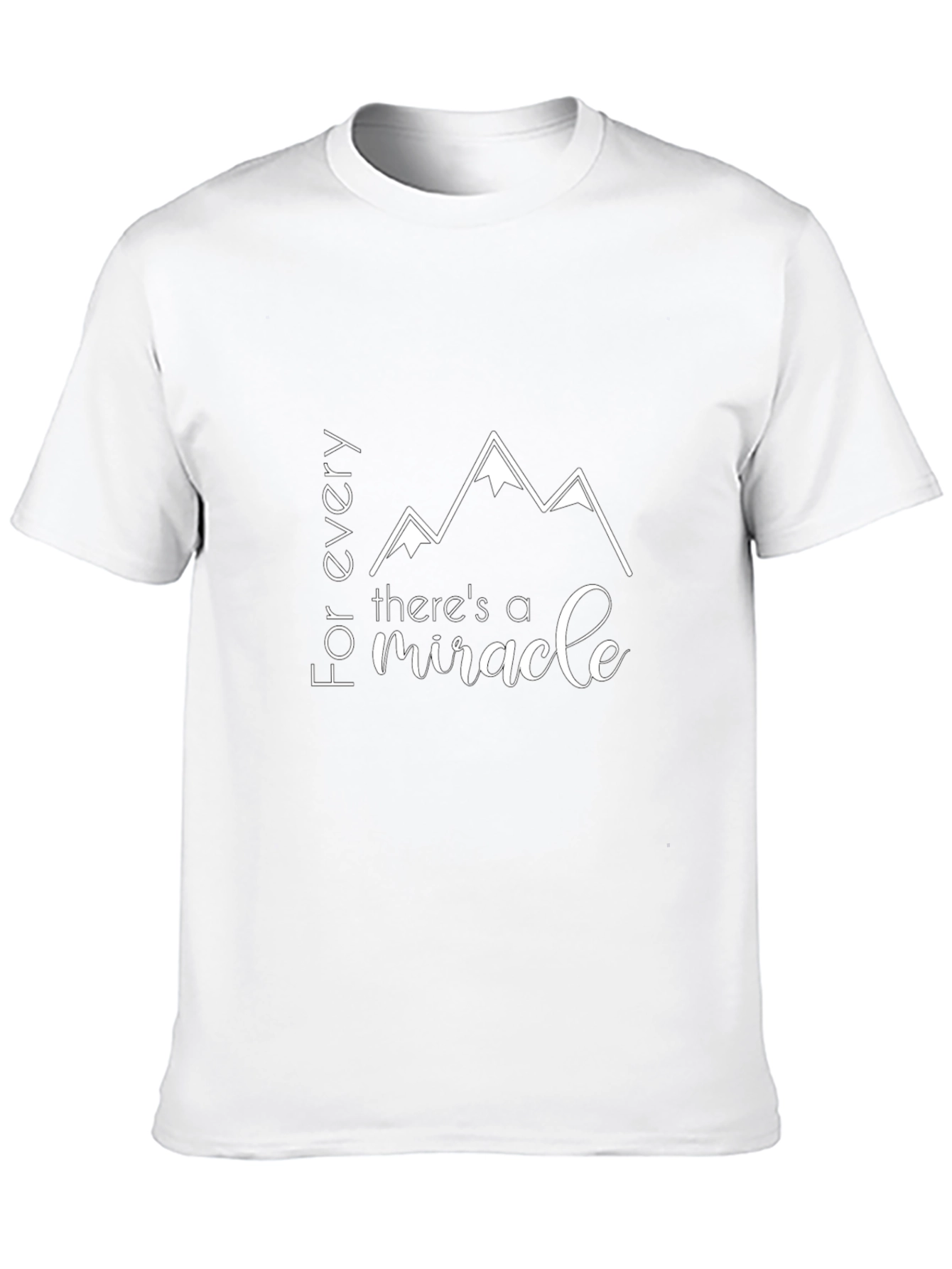 Every Mountain Miracle Tee - Black