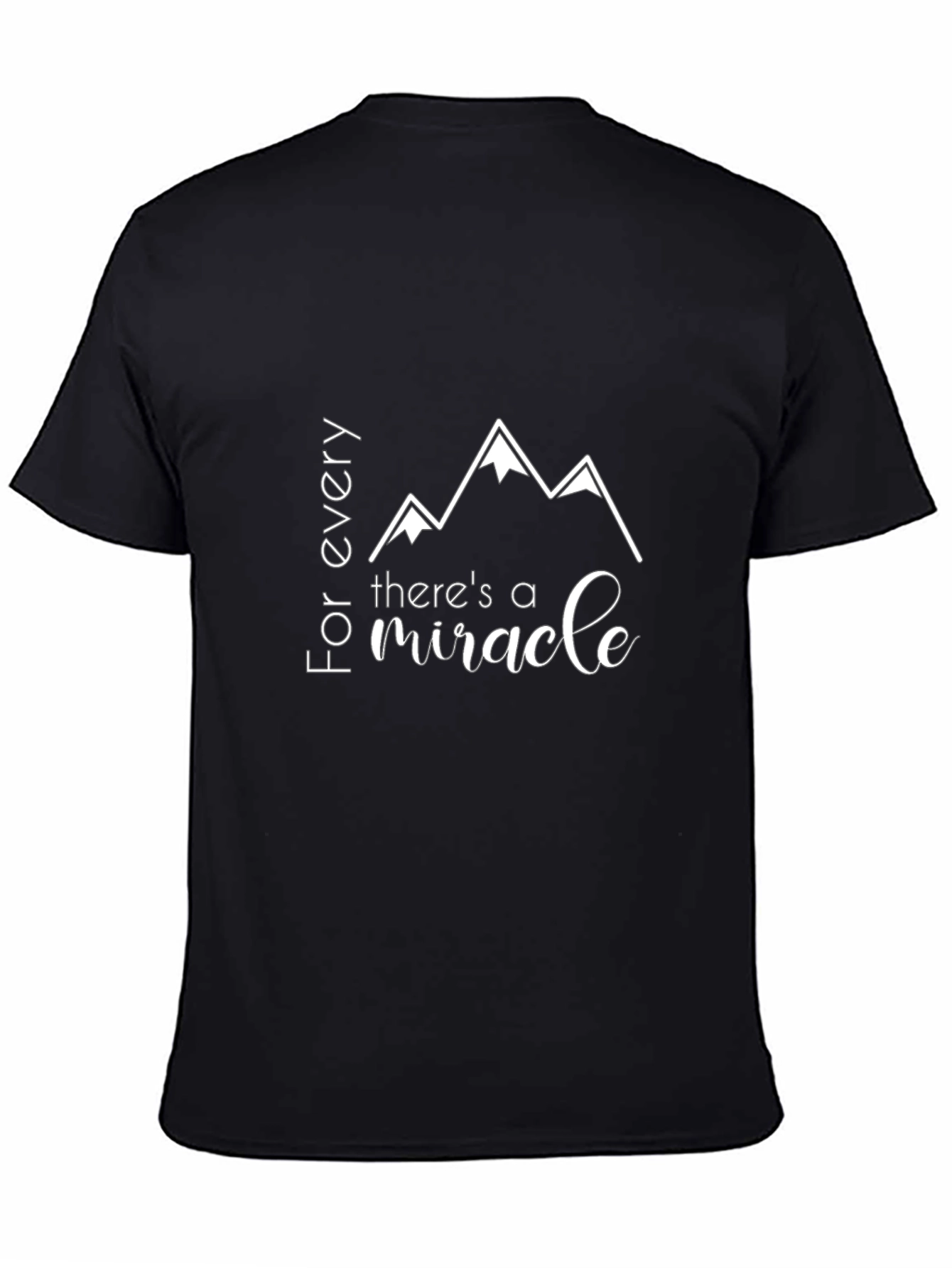 Every Mountain Miracle Tee - Black