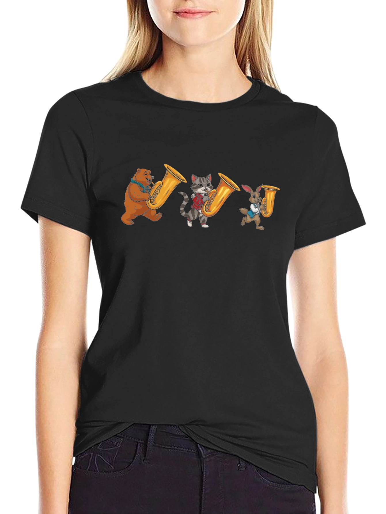 Animal Orchestra Black T-Shirt
