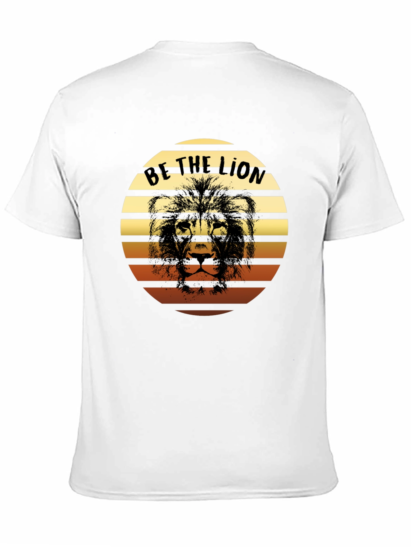Be The Lion Graphic Tee - Retro Style