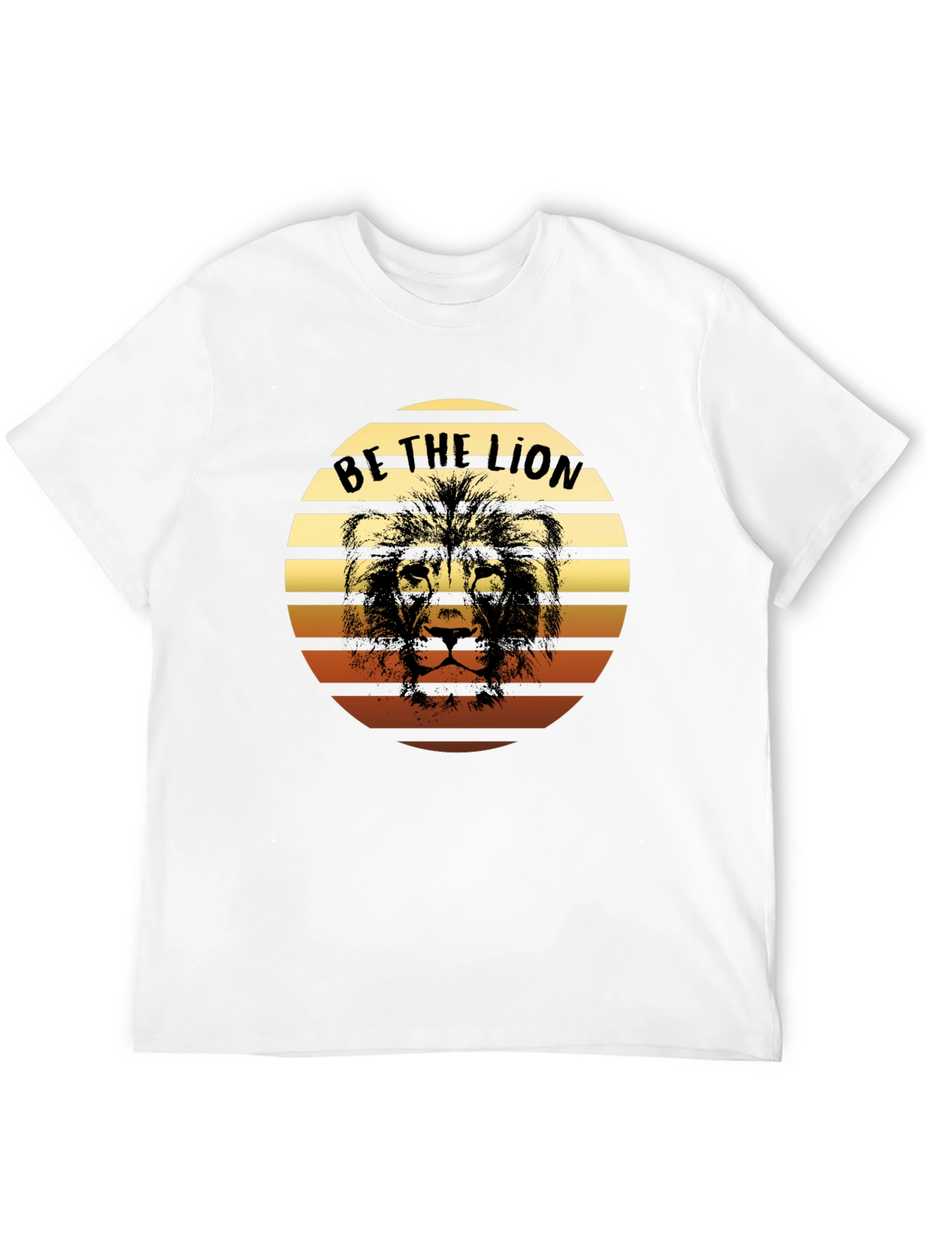 Be The Lion Graphic Tee - Retro Style
